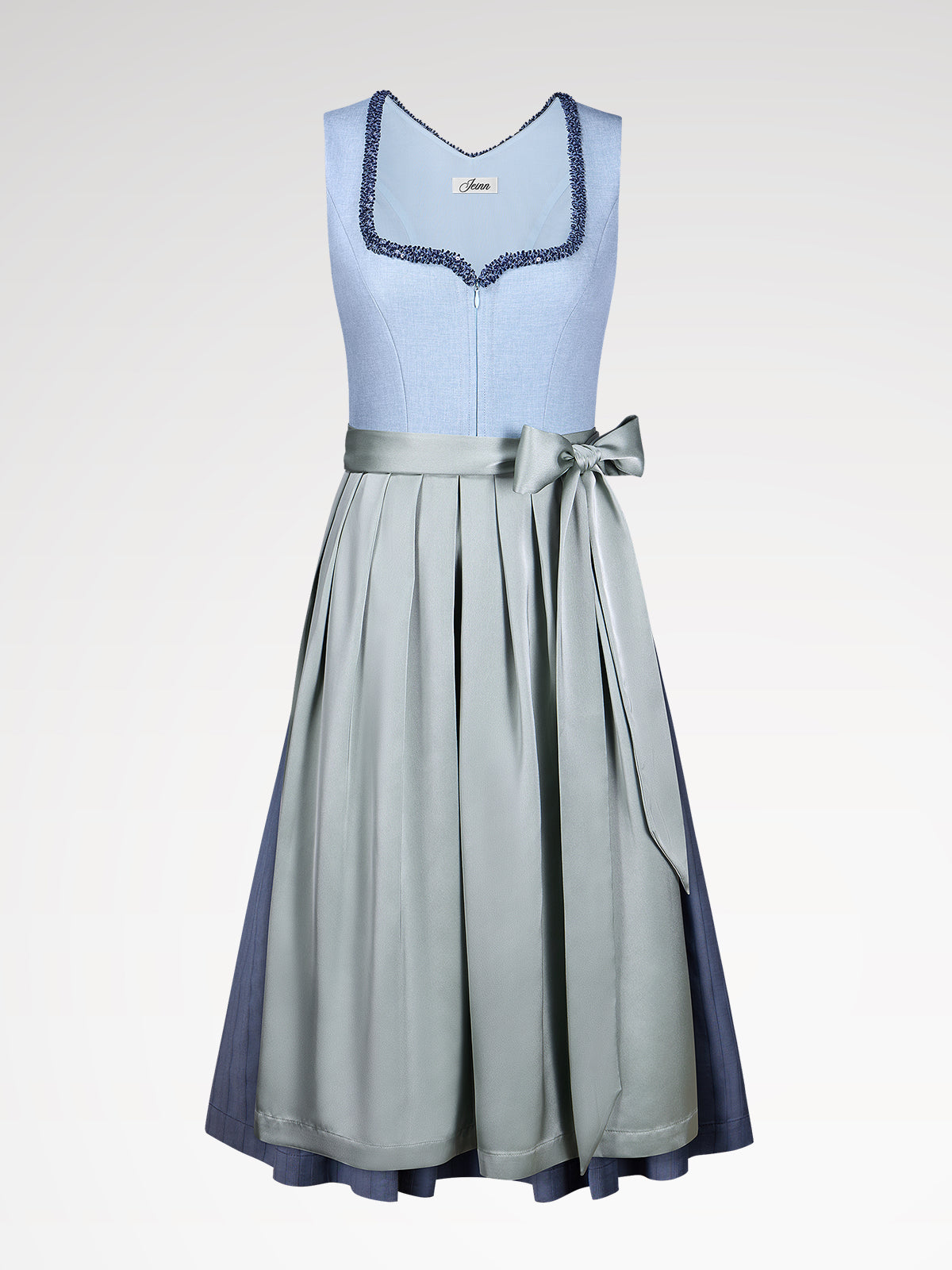 Das Blaue Wunder: Ein Stofflabor für Dirndl in Jeansblau und Dunkelblau