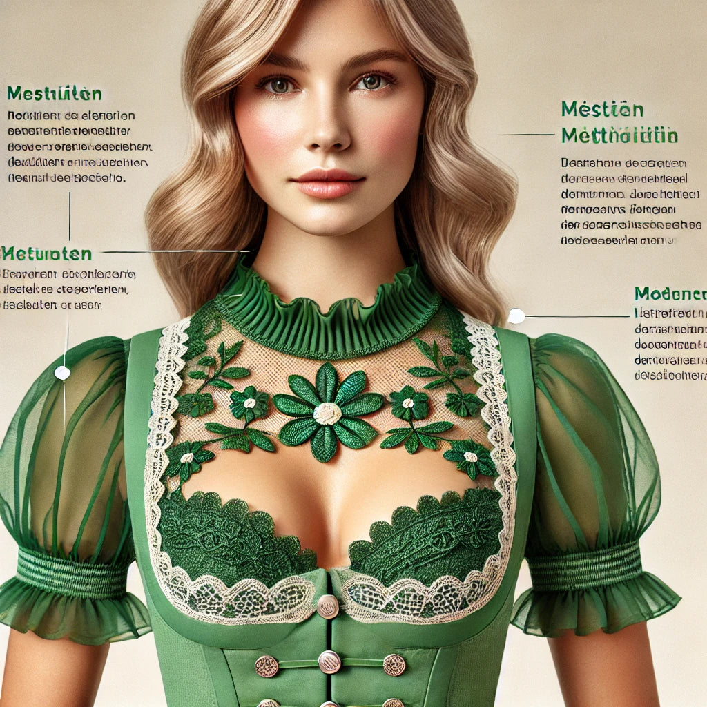Die zauberhafte Dirndlbluse grün – Ein Must-Have für die Trachtenmode