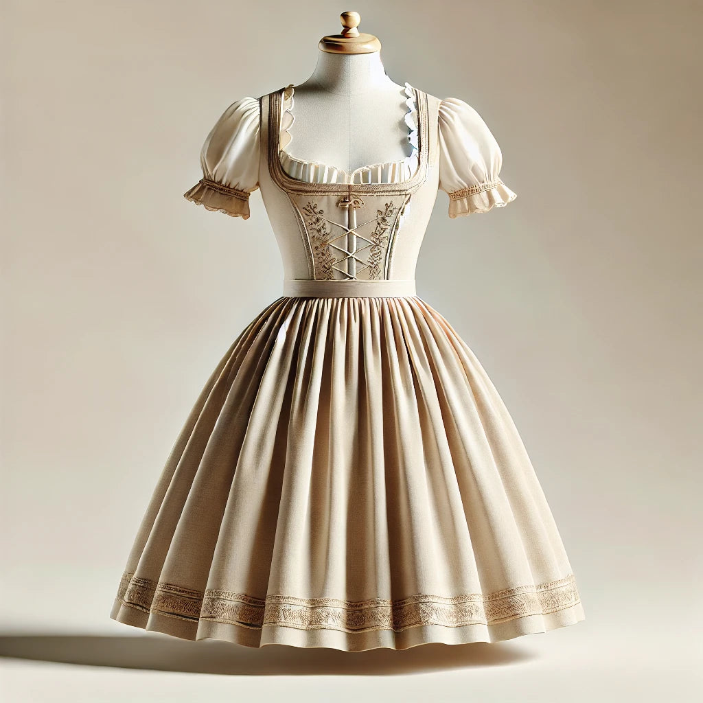 Die Faszination der beigen Dirndl - Eine Entdeckung der Eleganz und Zartheit