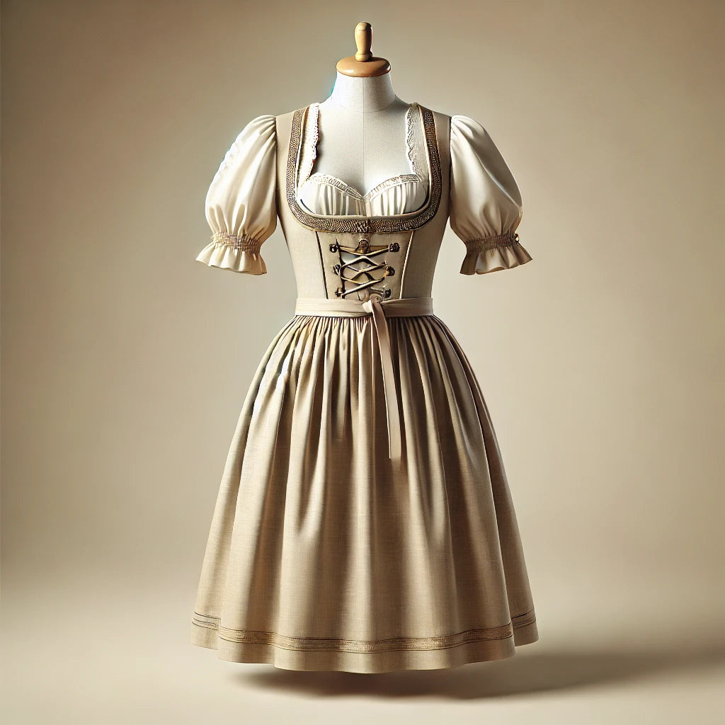Beige Dirndl: Tradition und moderne Eleganz vereint