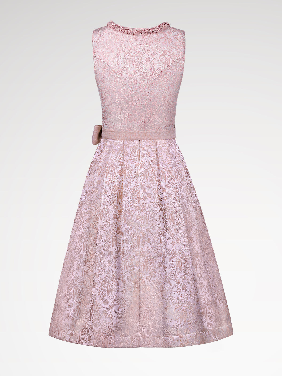 Women's pink cardiac outlet floral pattern dirndl