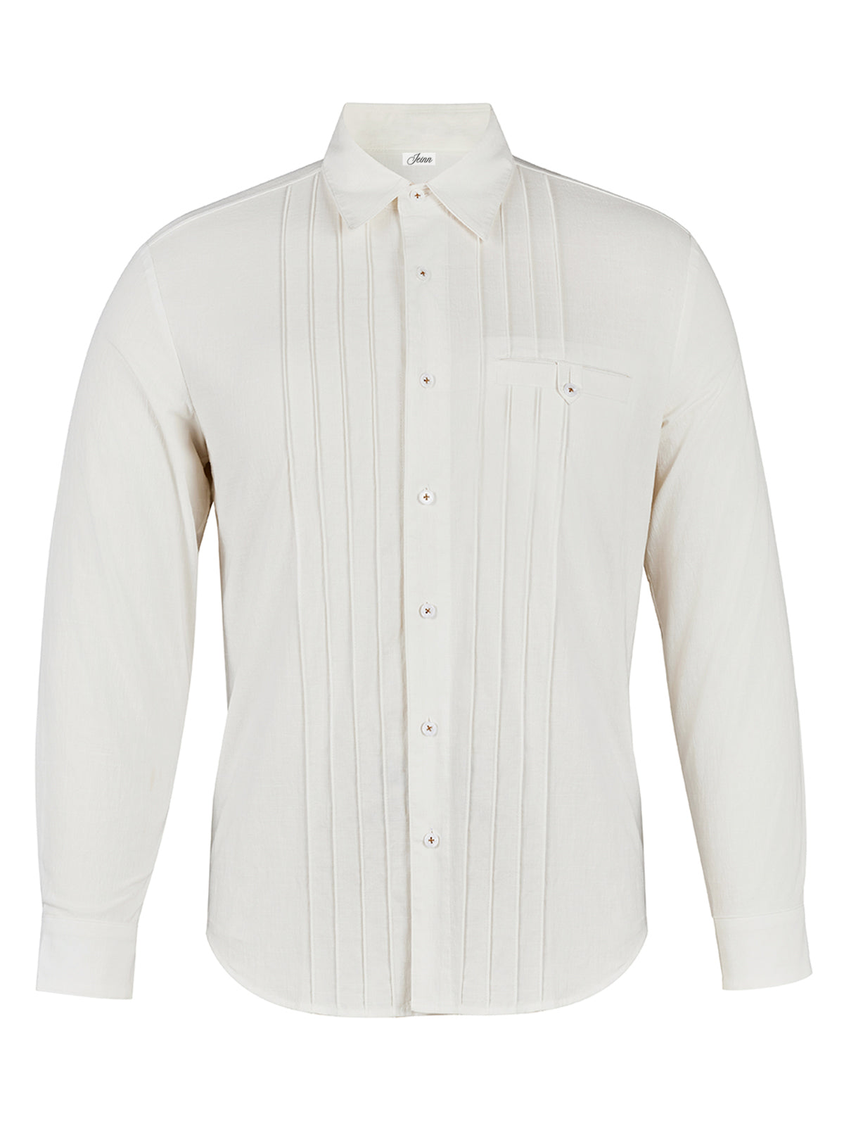 Witte omgekeerde kraag shirts