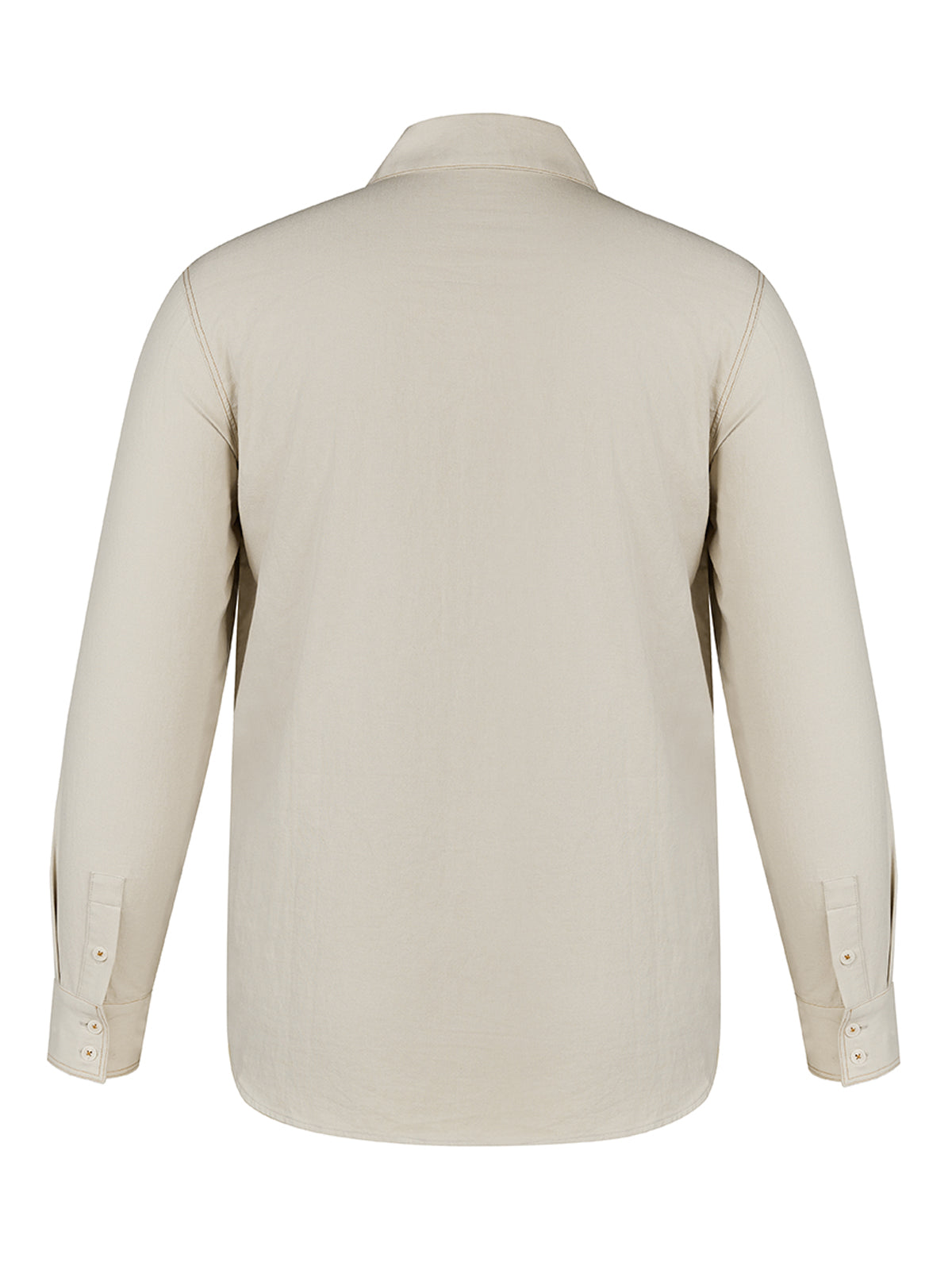 Beige omkeerbare rompsen