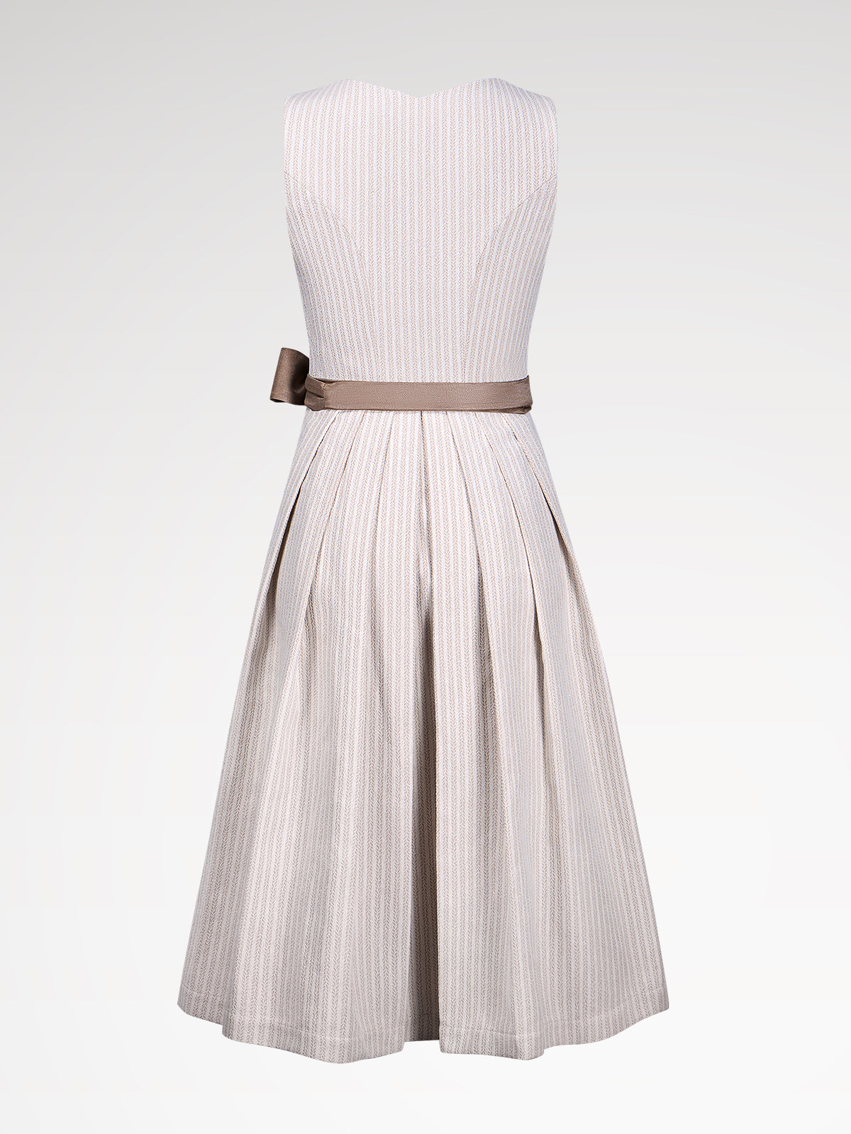 Ladies beige straight section dirndl