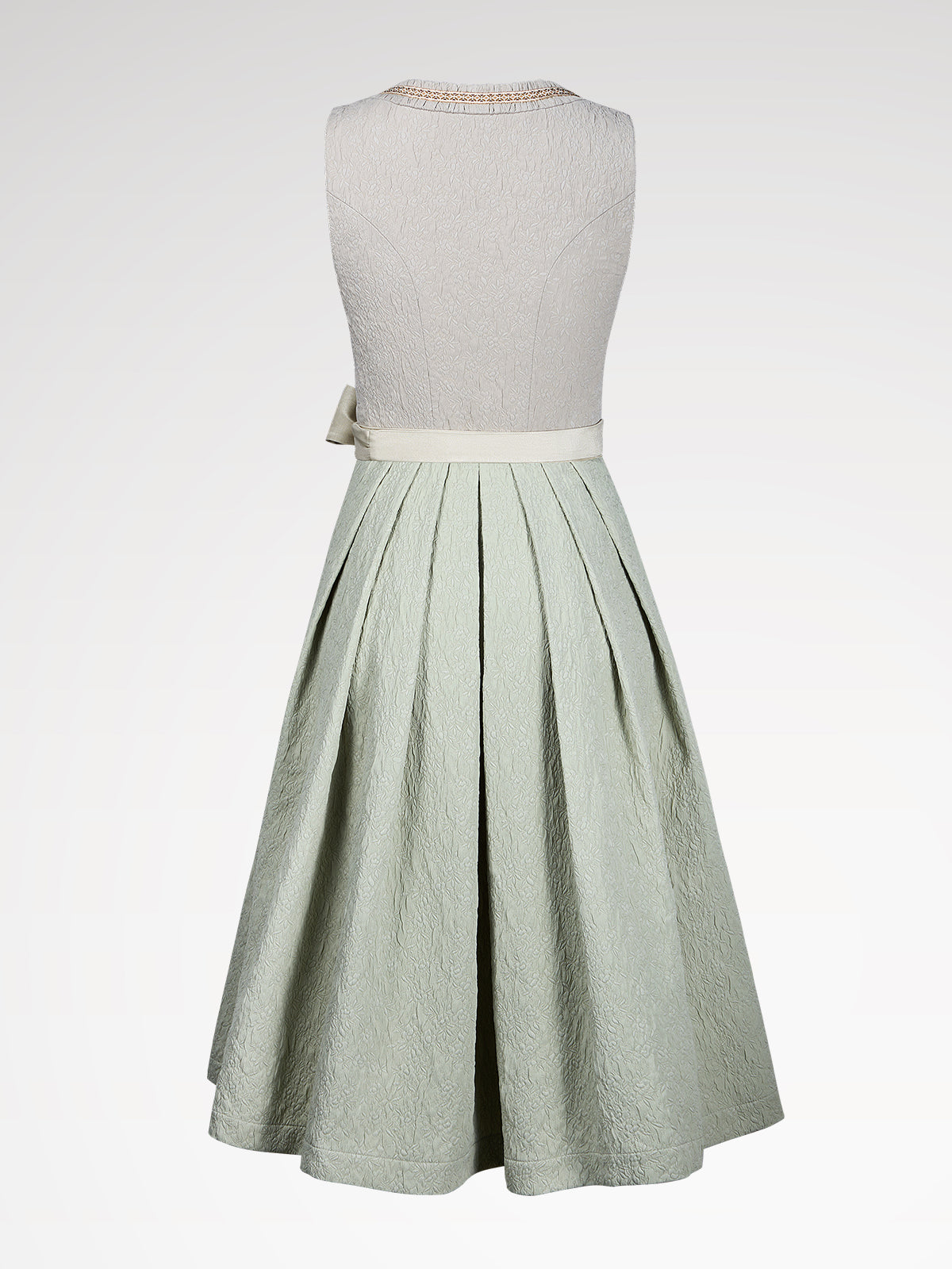 Vrouwen beige een rechtuitgang bloemenpatroon dirndl