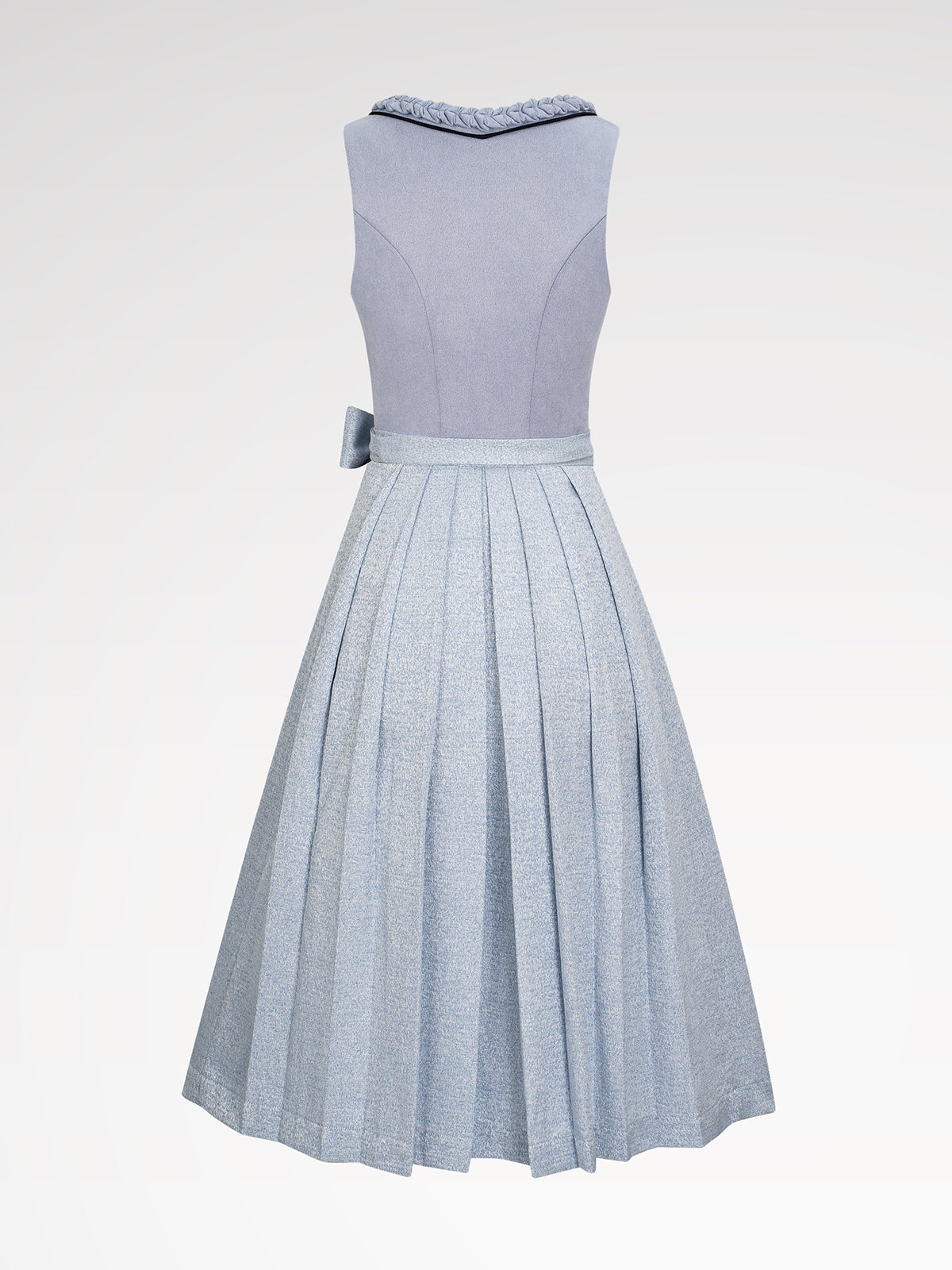 Women blue hook closure dirndl