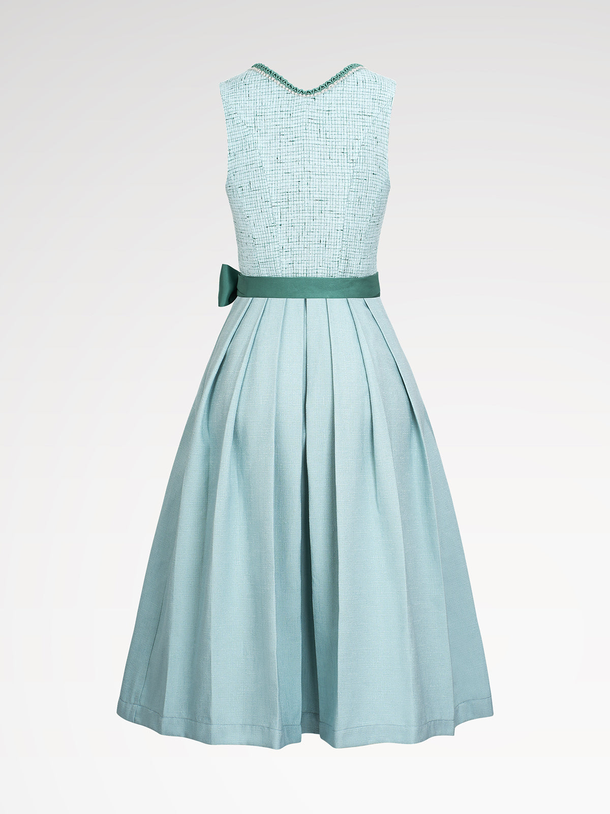 Ladies green button dirndl