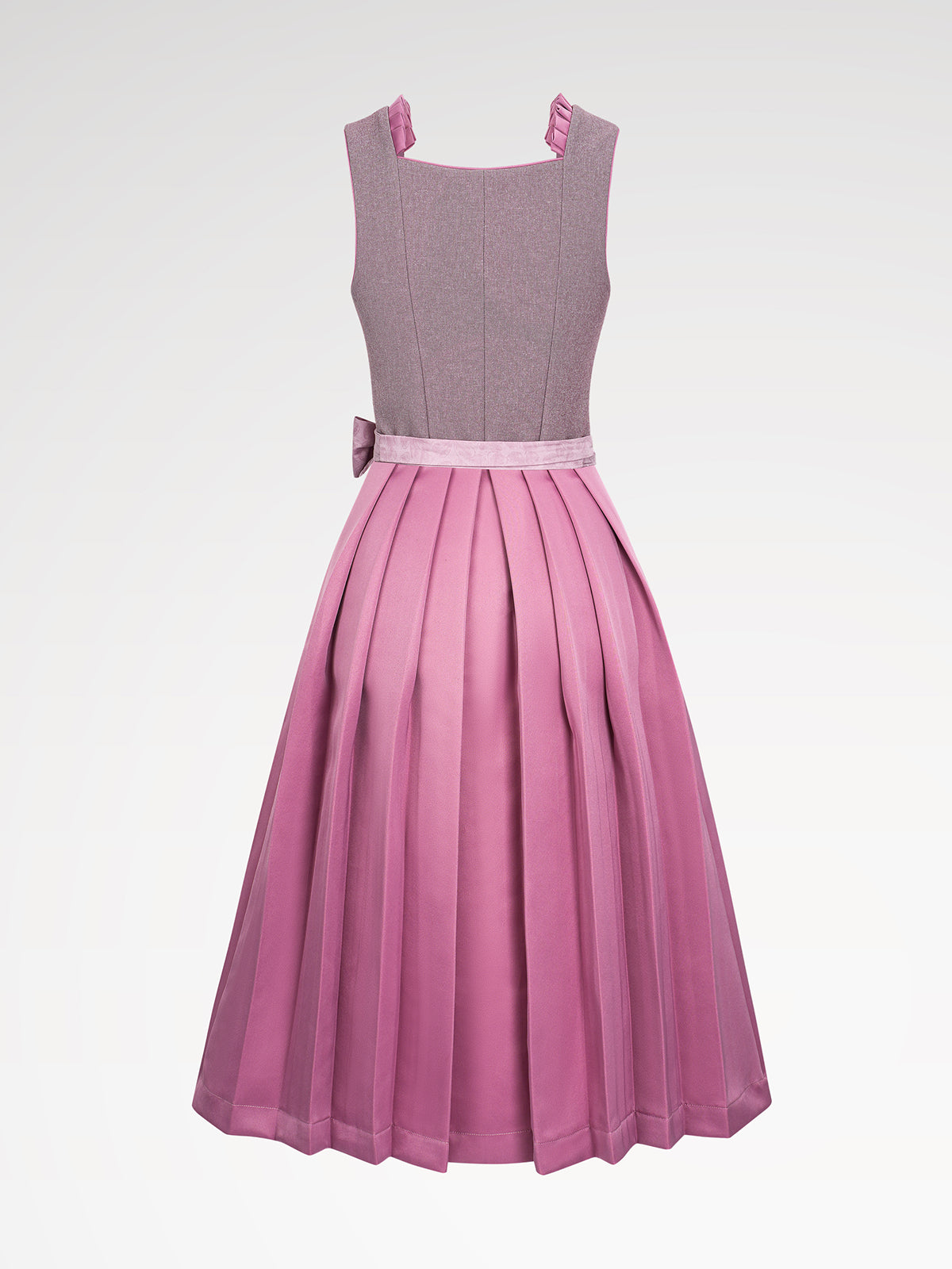 Women's purple button dirndl