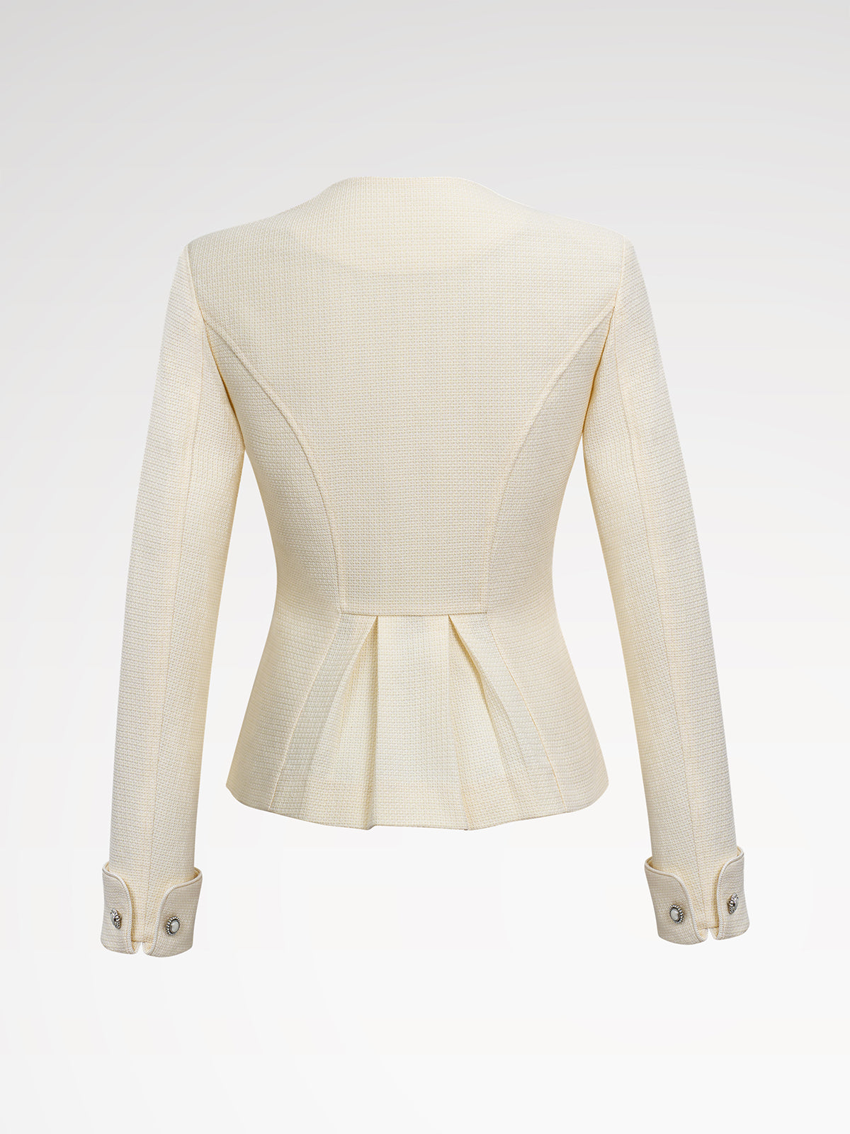 Women white buttons jackets