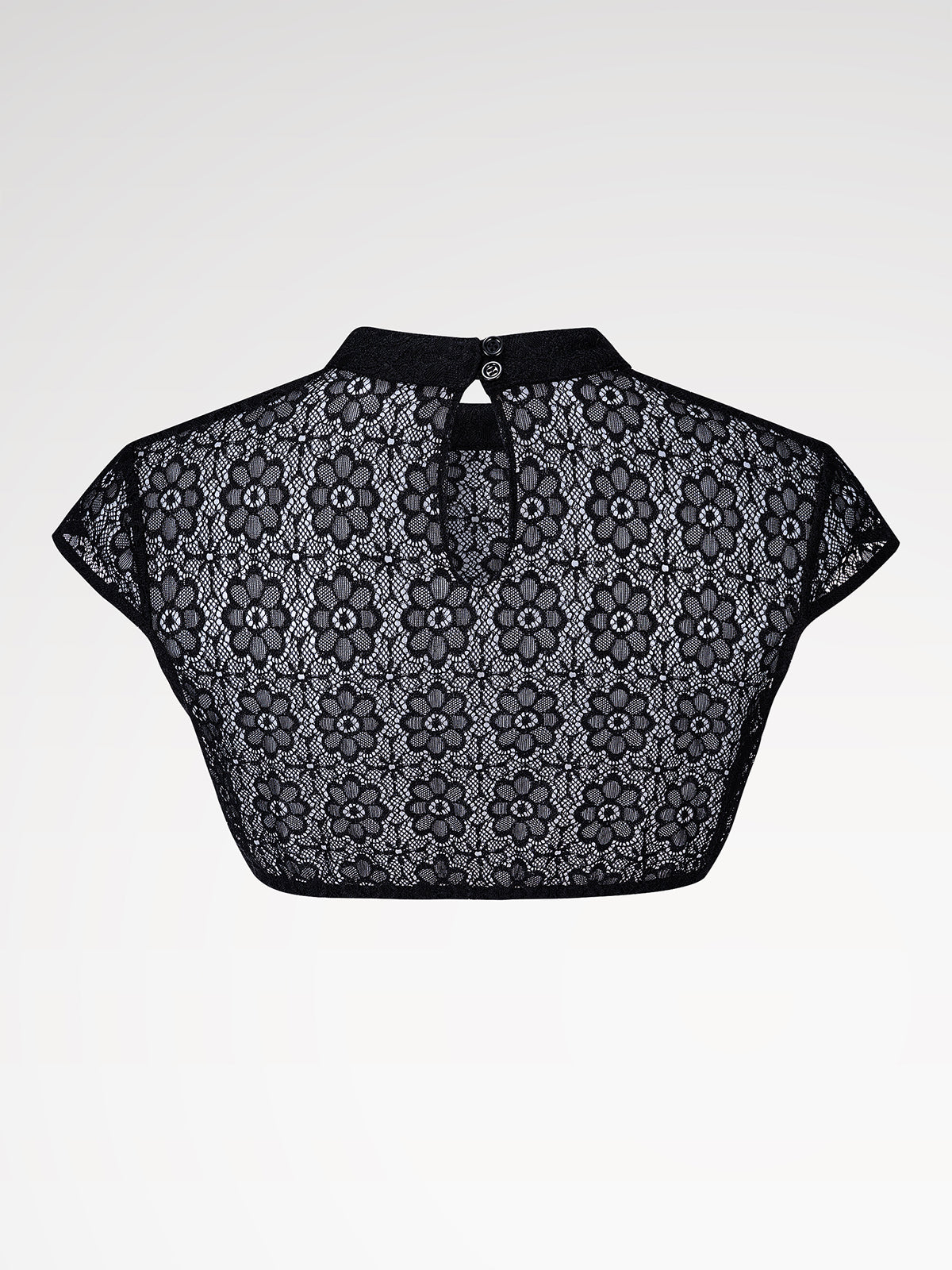 Women short -armed black dirndl blouses