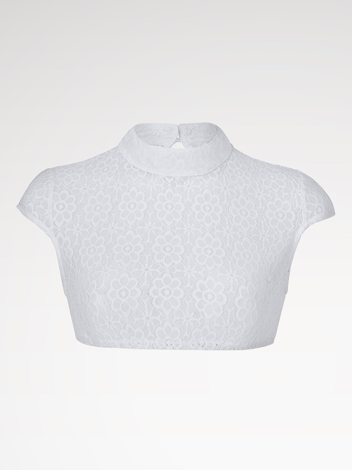 Women's short -sleeved white -closely white dirndl blouses