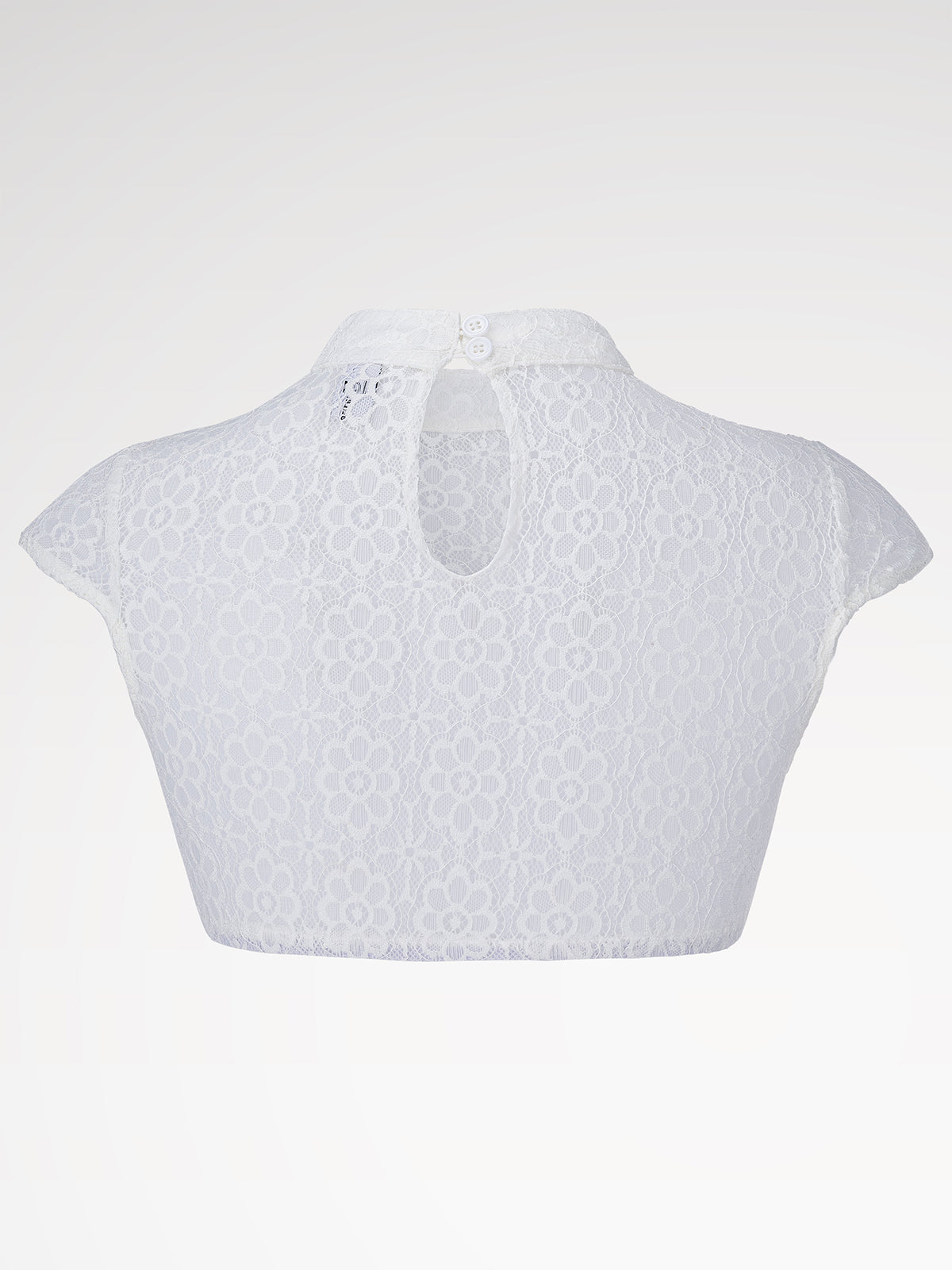 Women's short -sleeved white -closely white dirndl blouses