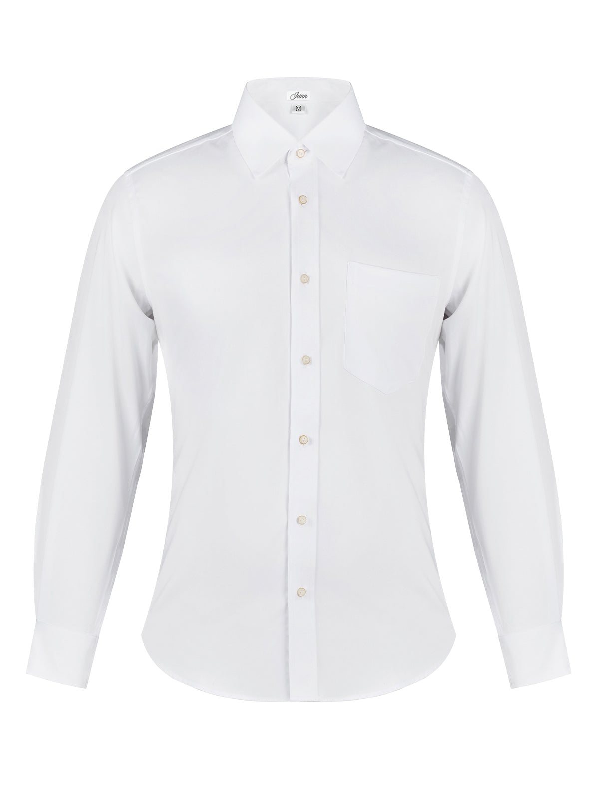 Witte omgekeerde kraag shirts