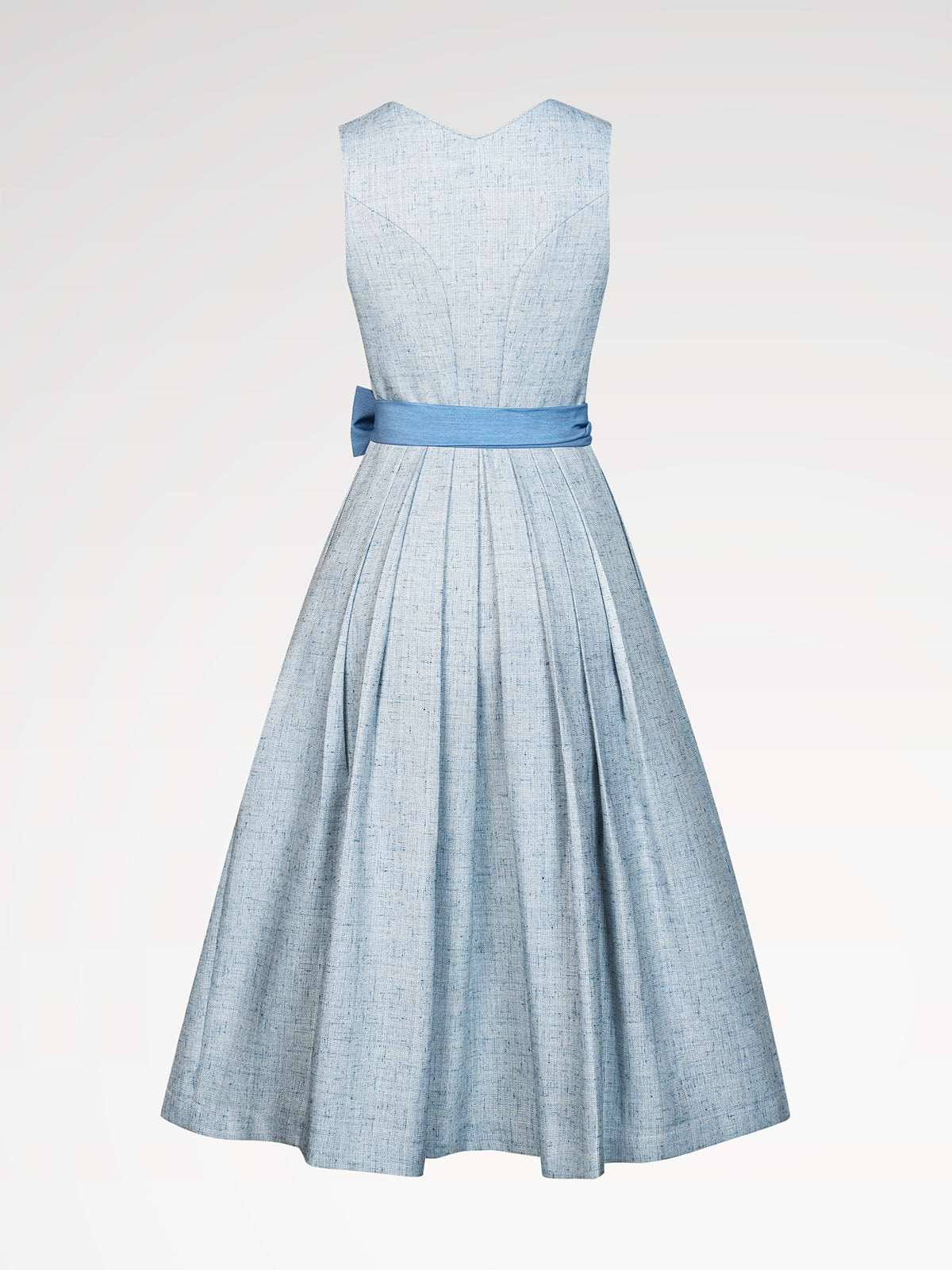 Ladies blue button dirndl