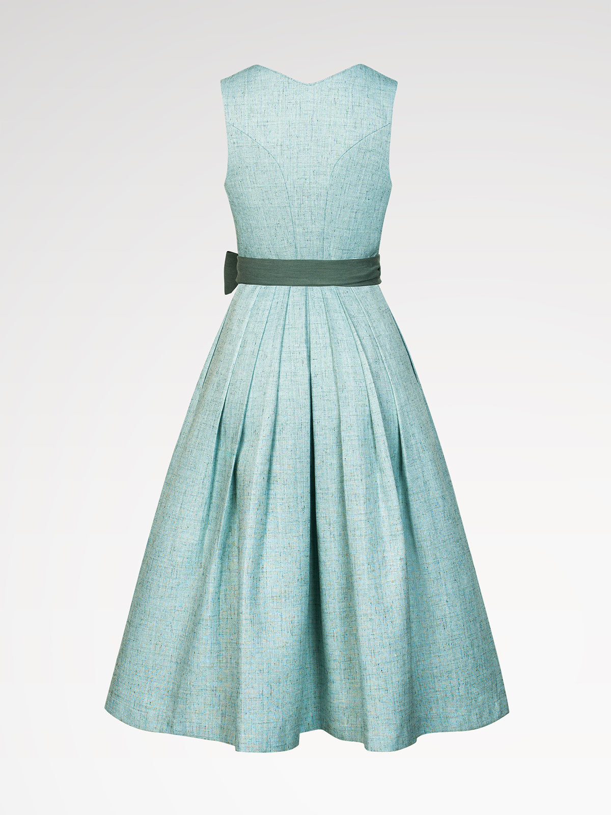 Ladies green button dirndl