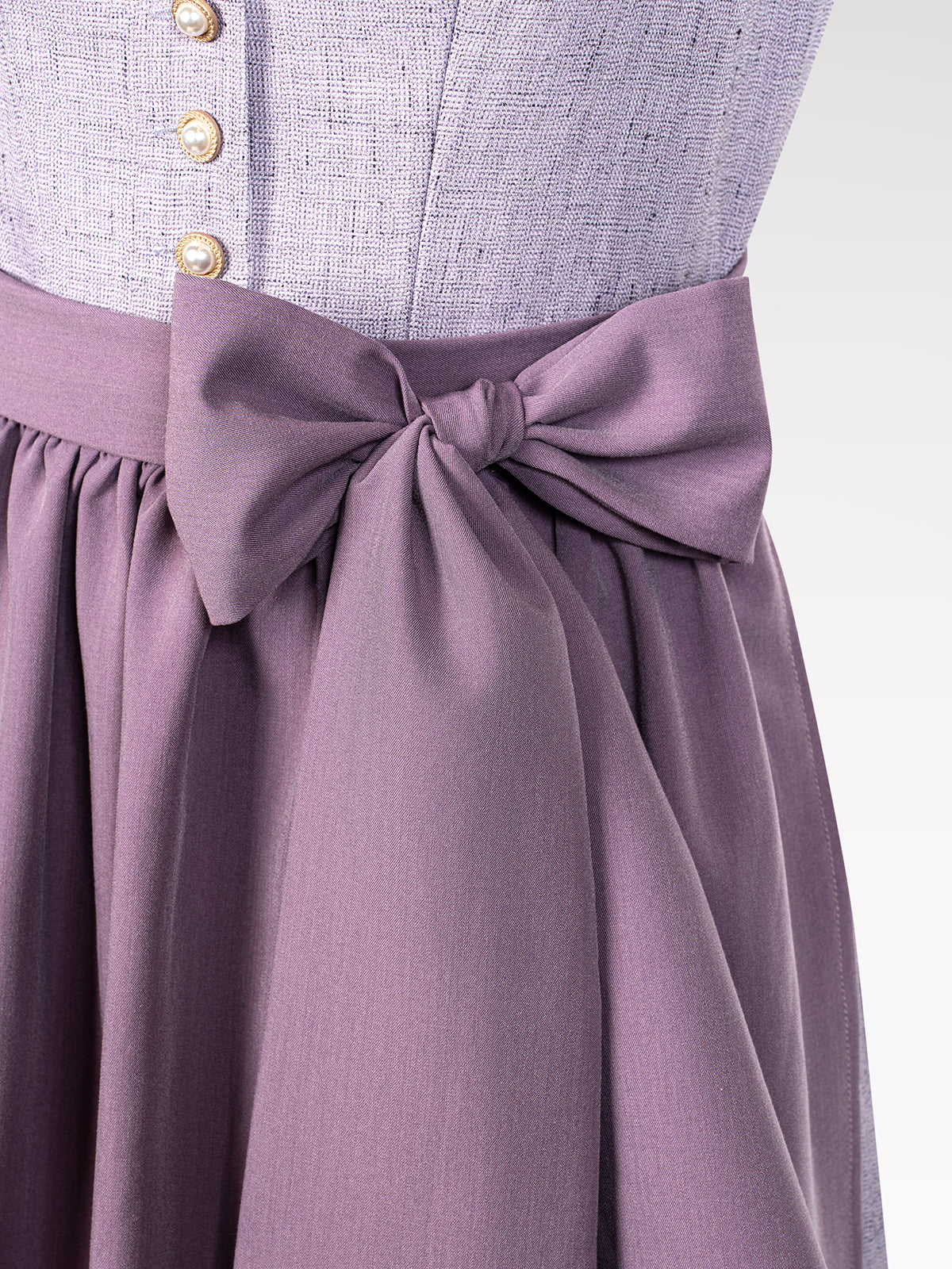 Women's purple button dirndl