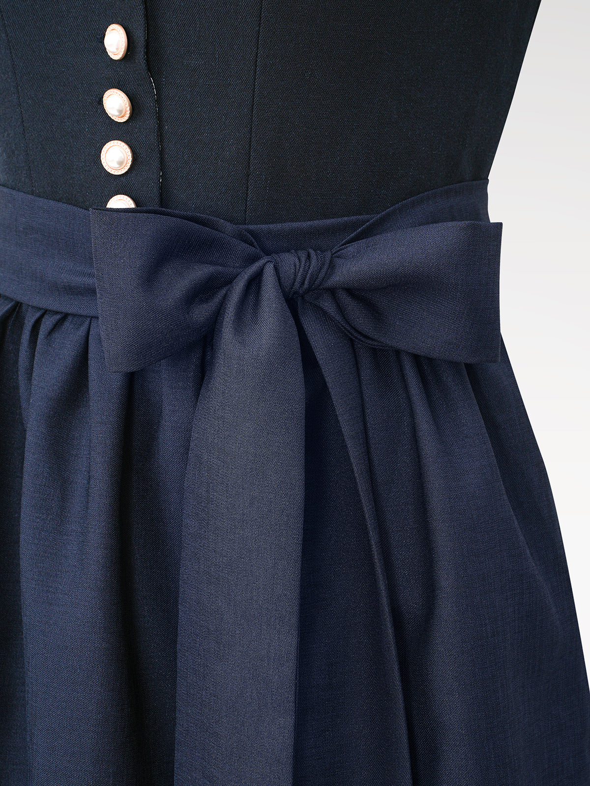 Ladies blue button dirndl