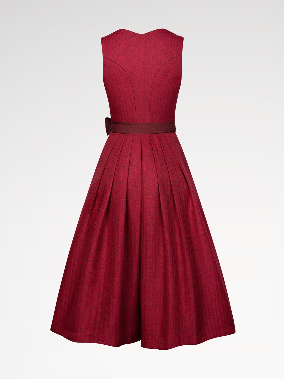 Ladies red button dirndl