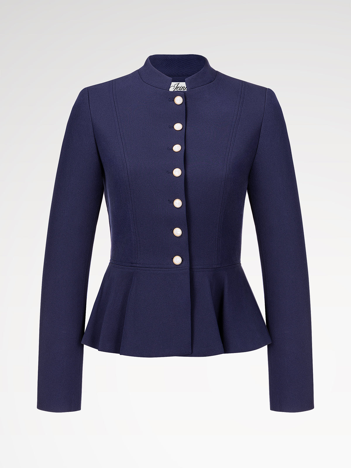 Buttons women blue jackets