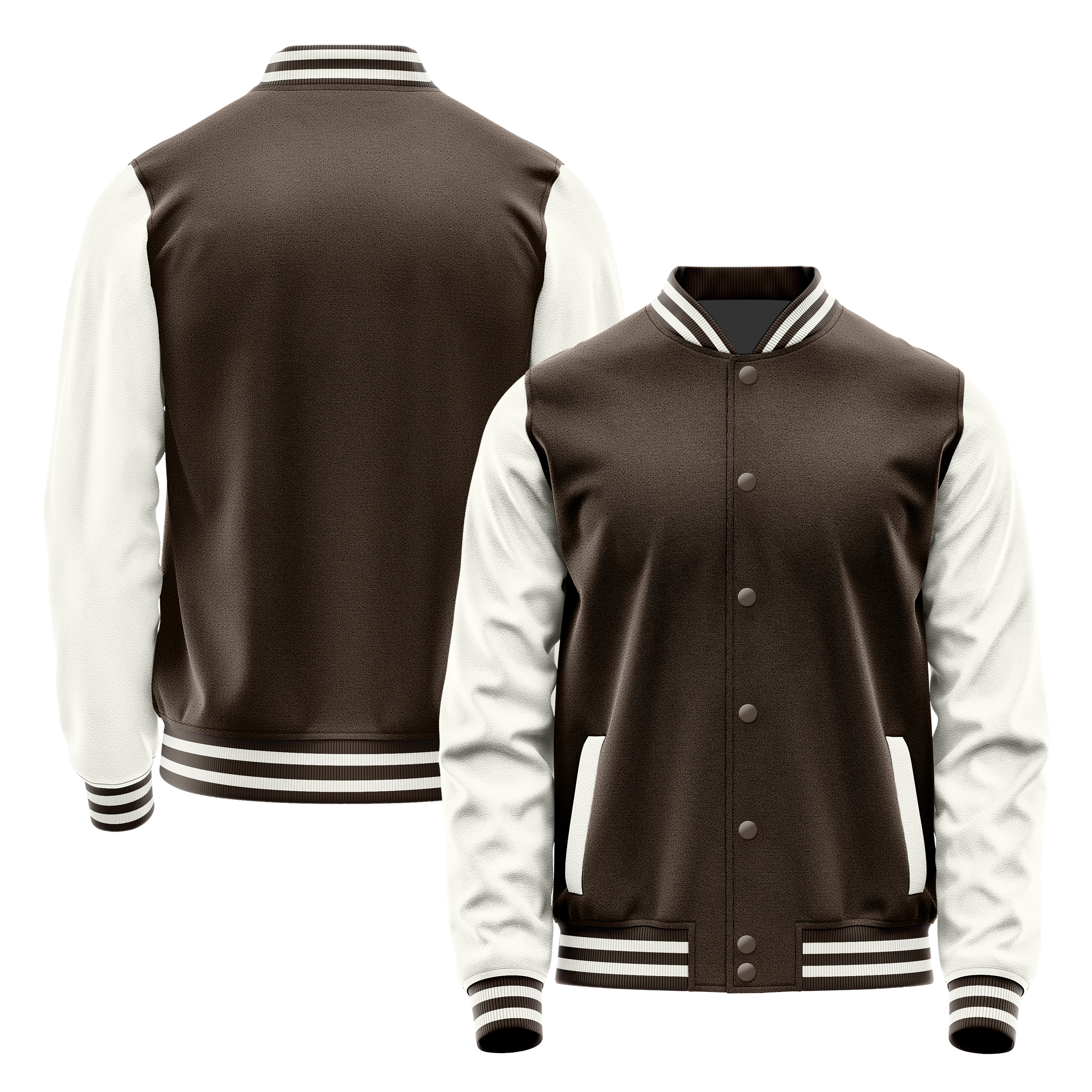 Braun & Weiß Leder Collegejacke JG01180118