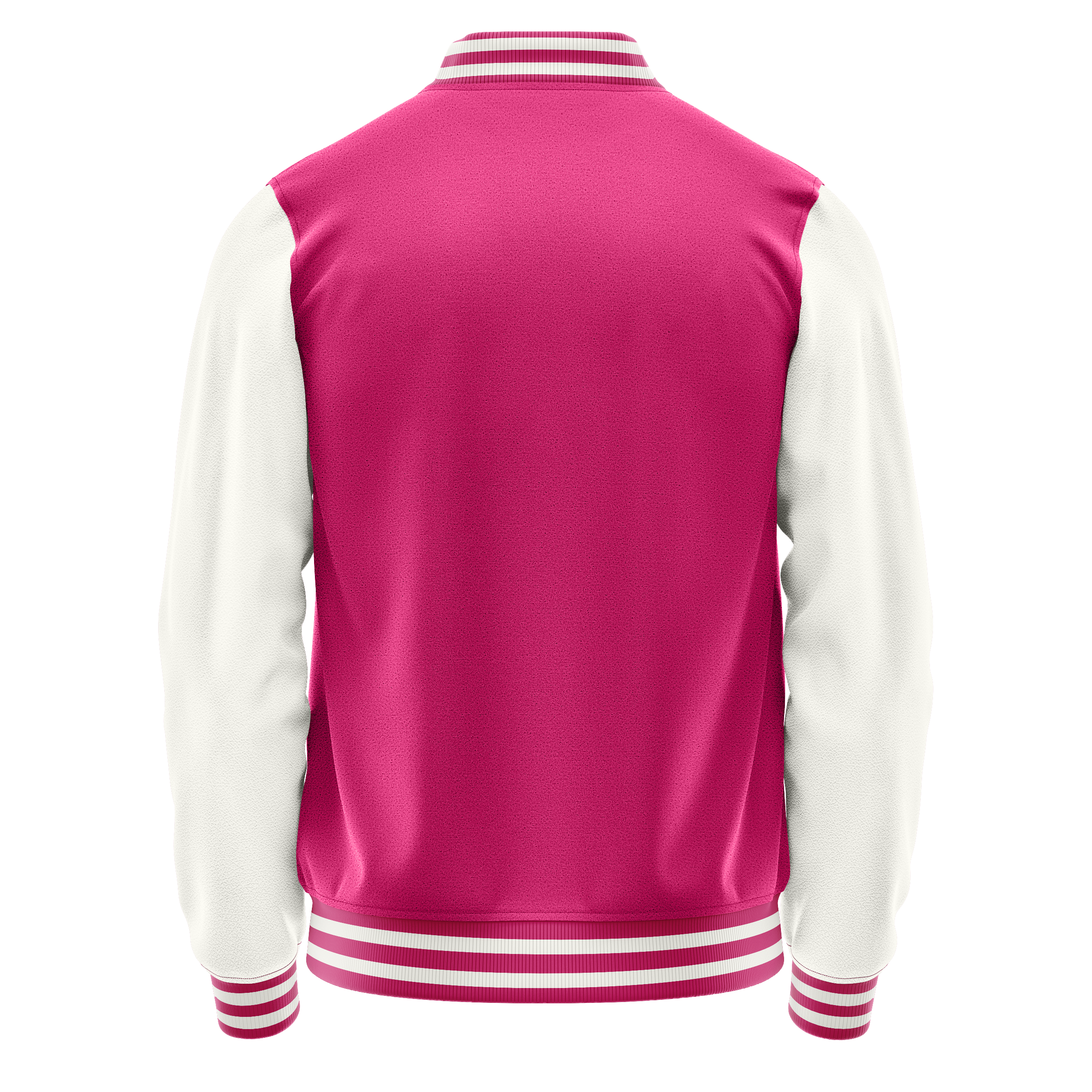 Rosa & Weiß Leder Collegejacke JG13181318