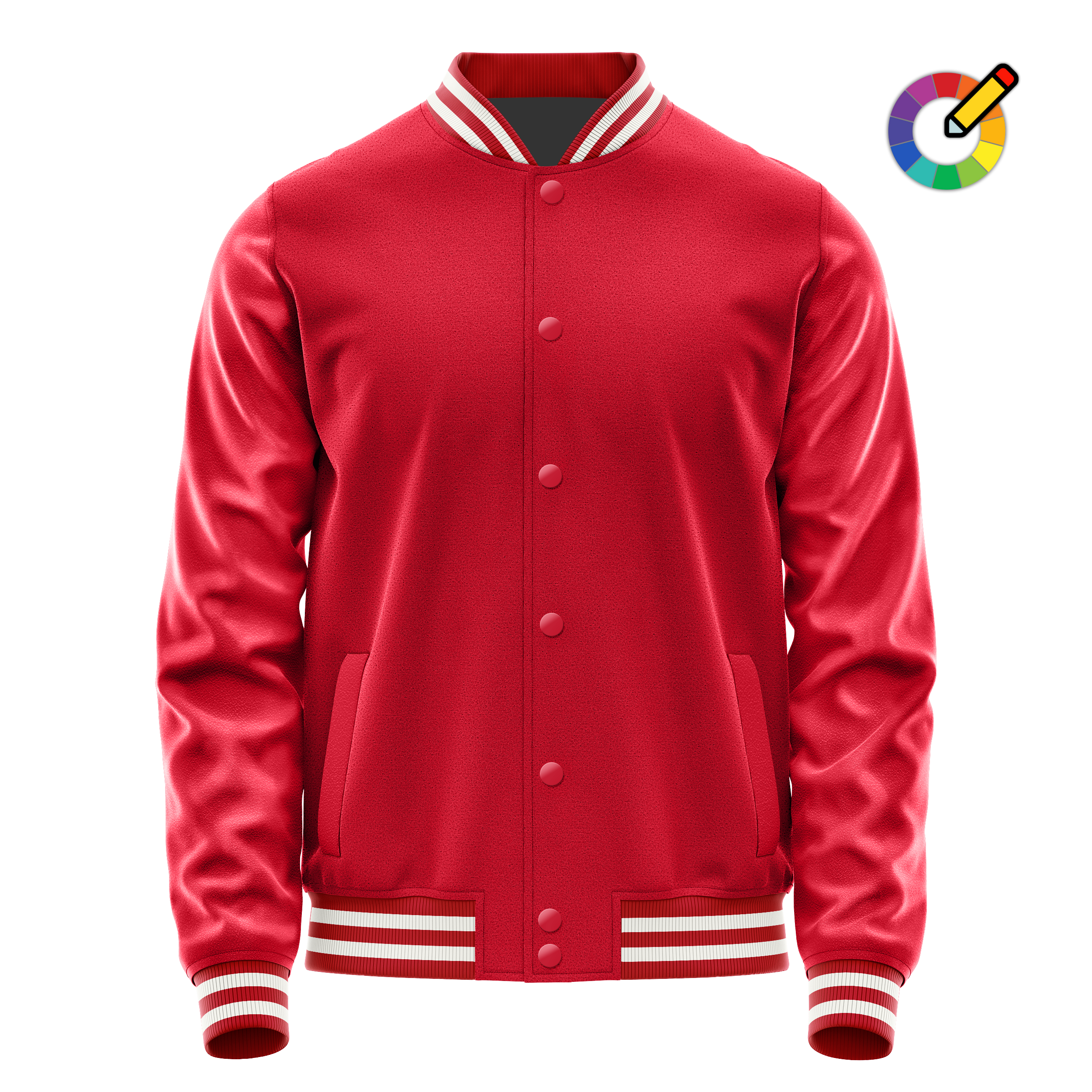 Rot & Rot Leder Collegejacke JG14141418