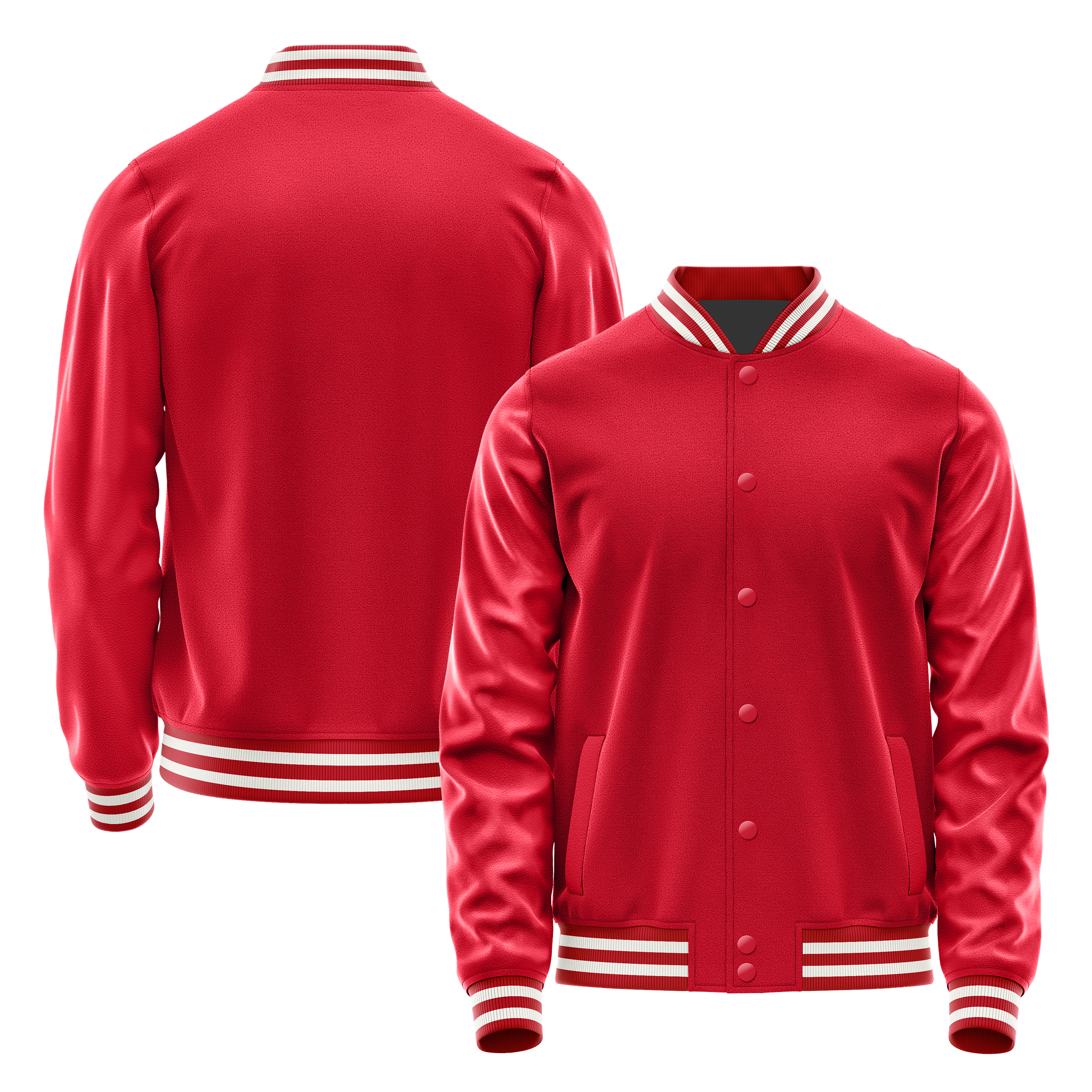Rot & Rot Leder Collegejacke JG14141418