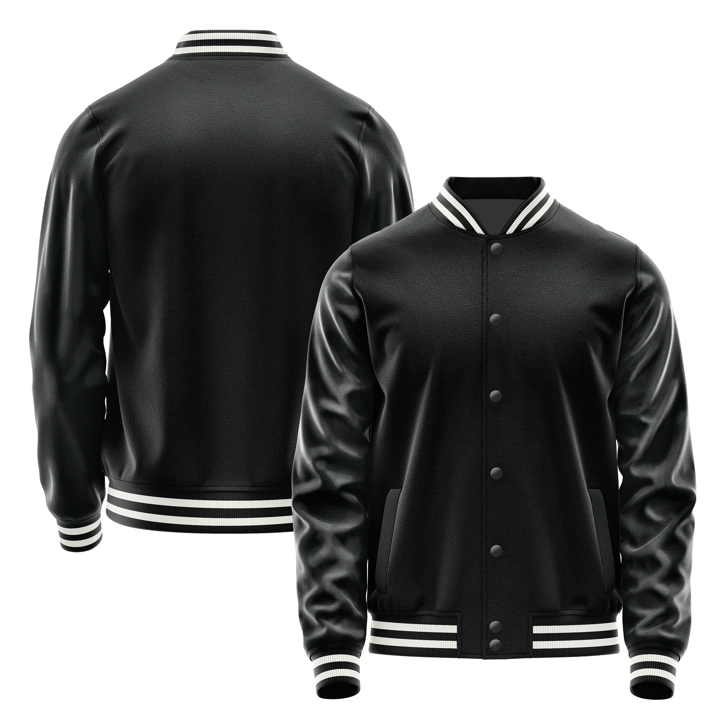 Schwarz & Schwarz Leder Collegejacke JG17171718
