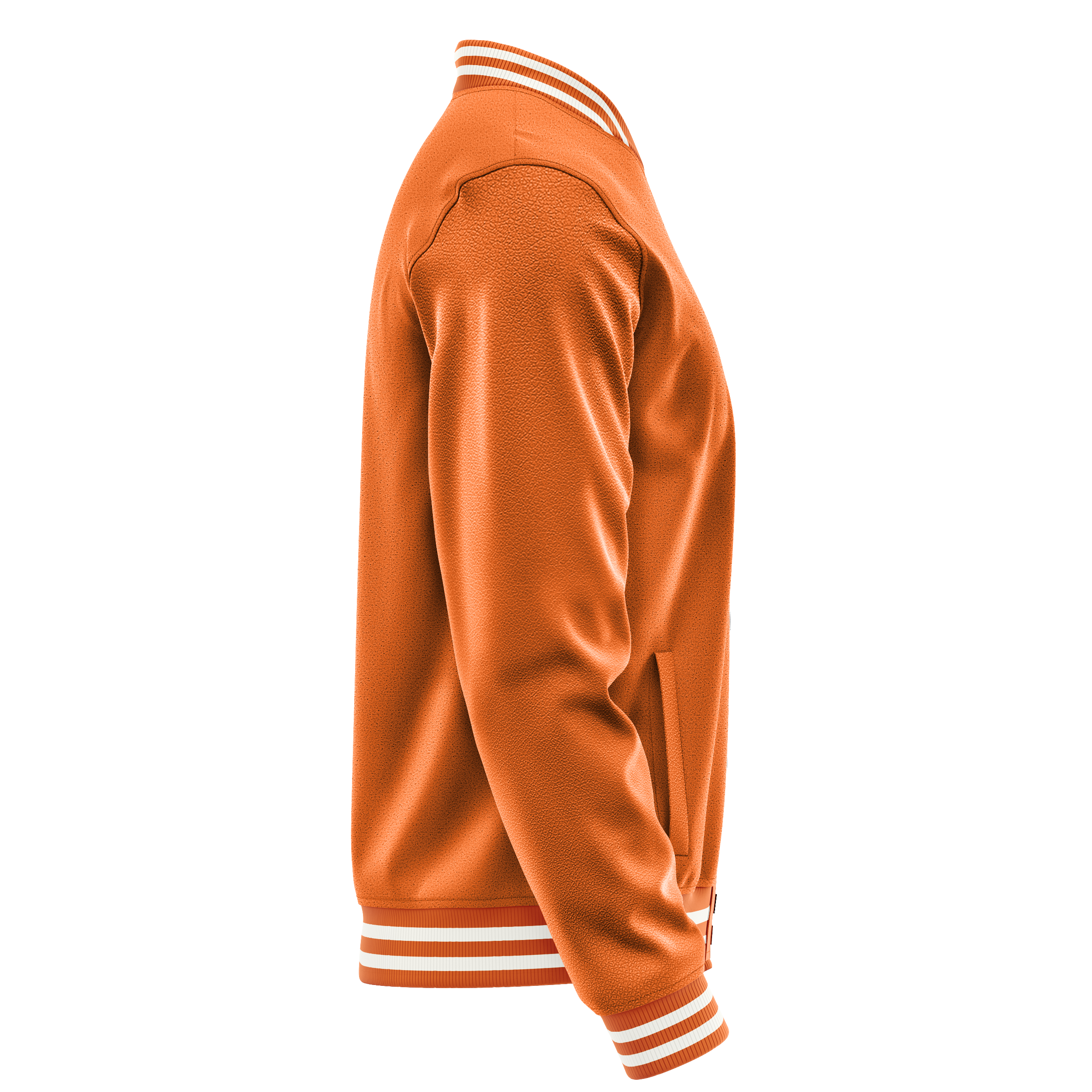 Orange & Orange Leder Collegejacke JG28282818