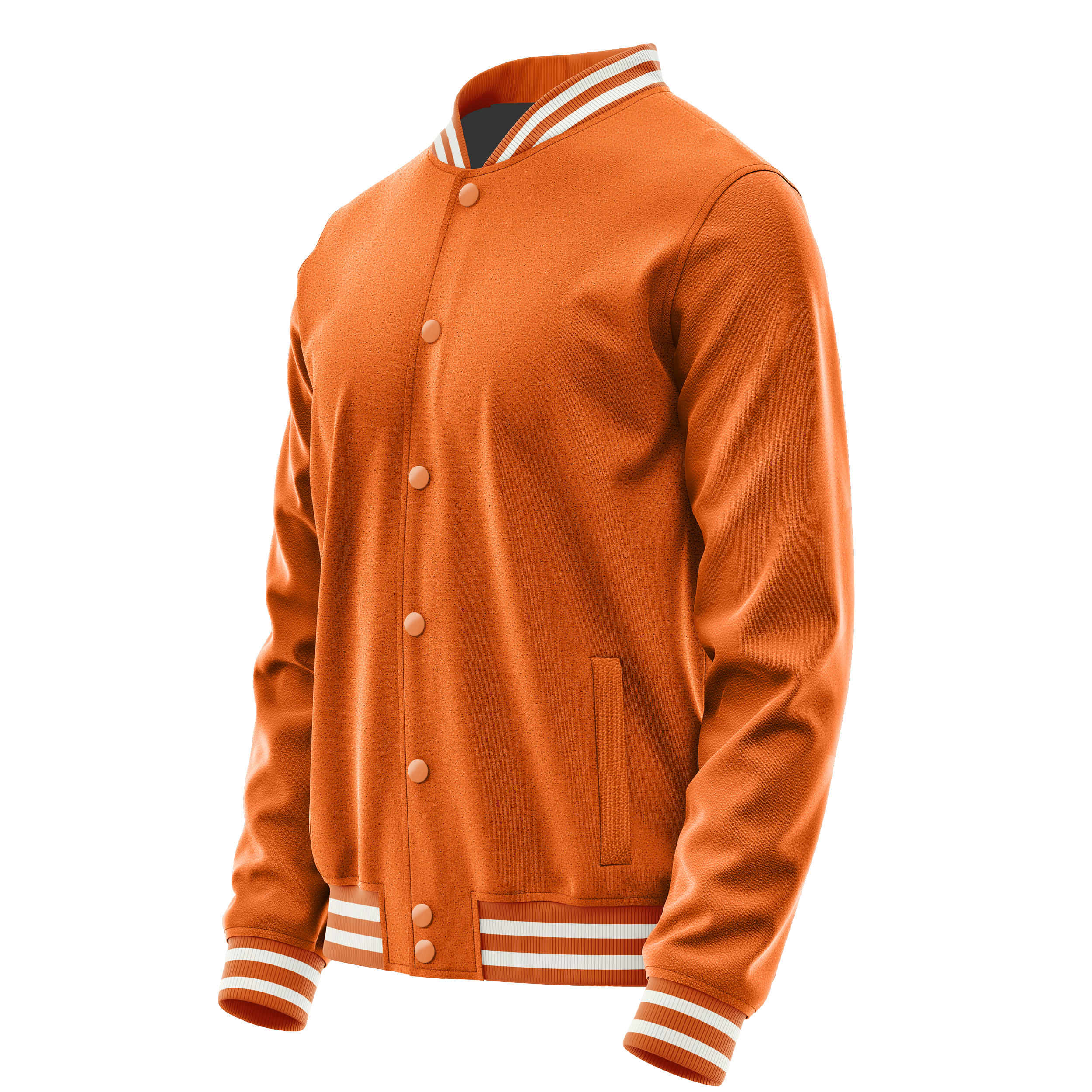 Orange & Orange Leder Collegejacke JG28282818