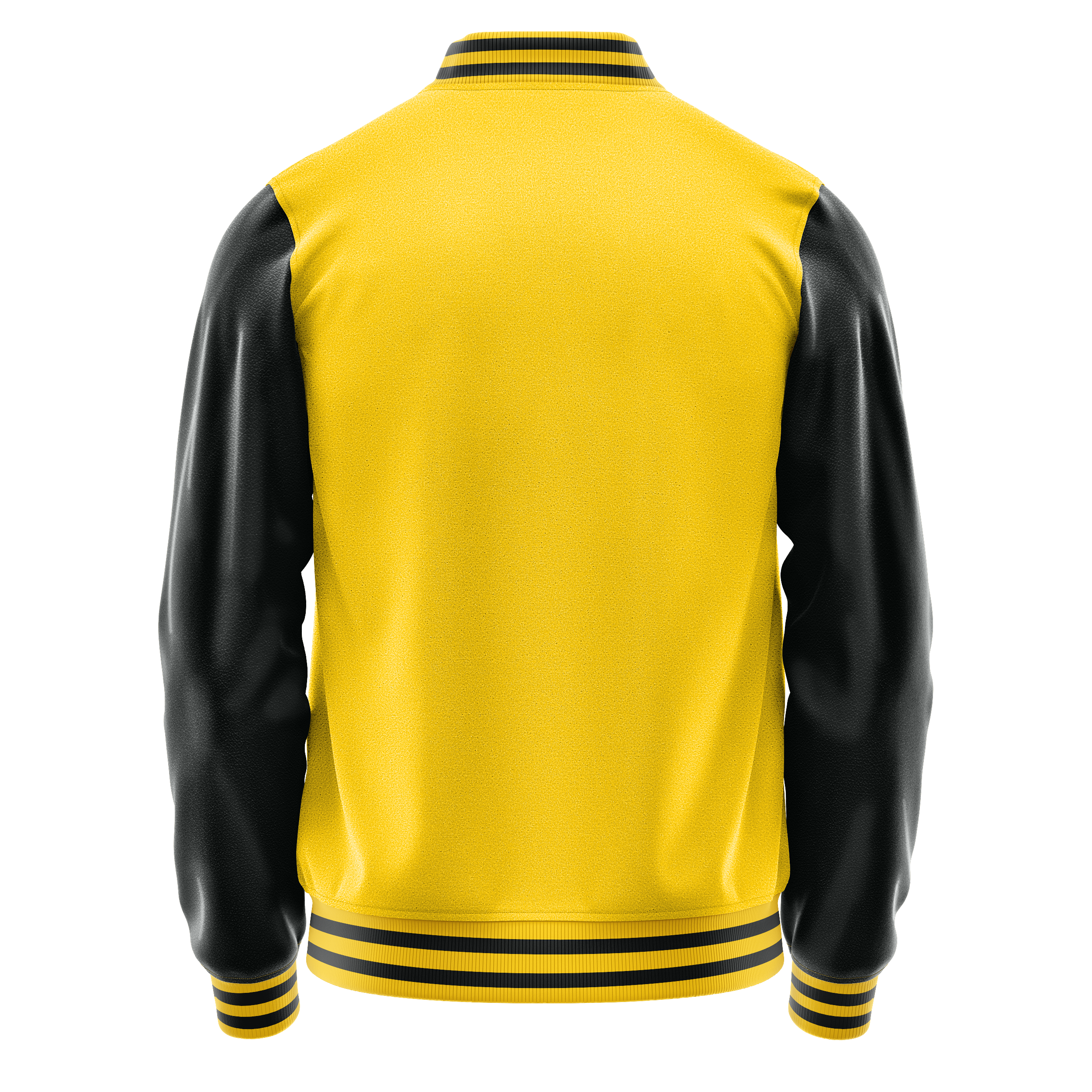 Gold & Schwarz Leder Collegejacke JG30173017