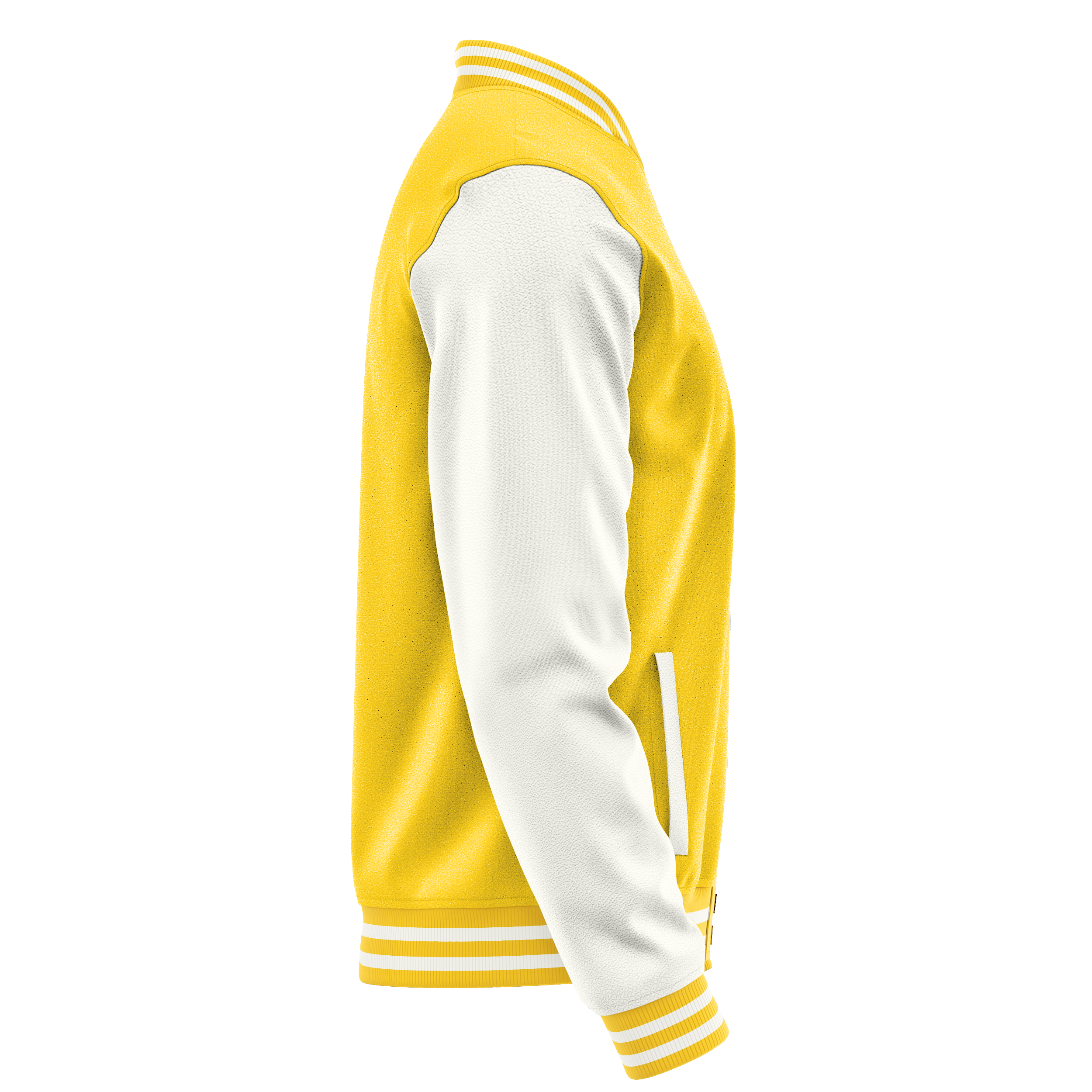 Gold & Weiß Leder Collegejacke JG30183018