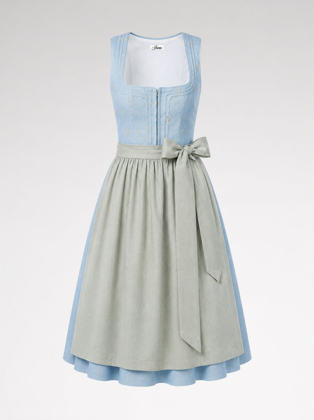DIRNDL - AMARA IN PERLBLAU front view