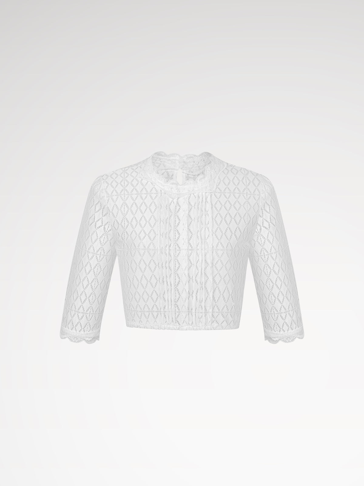 White round short women women dirndl blouses