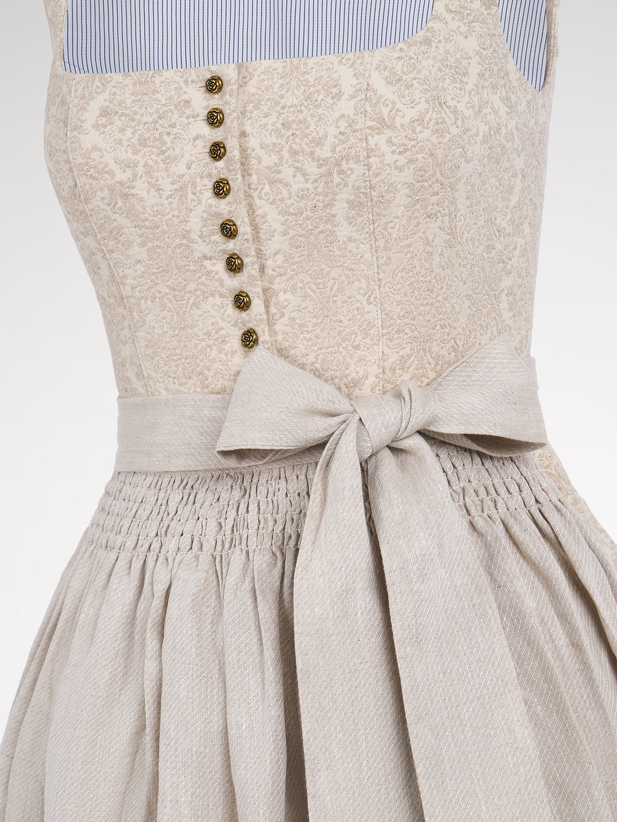 Beige Suora -painike Dirndl