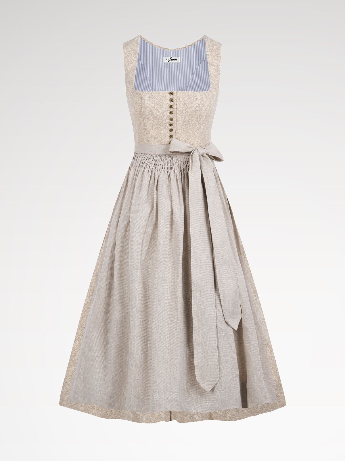 Beige Suora -painike Dirndl