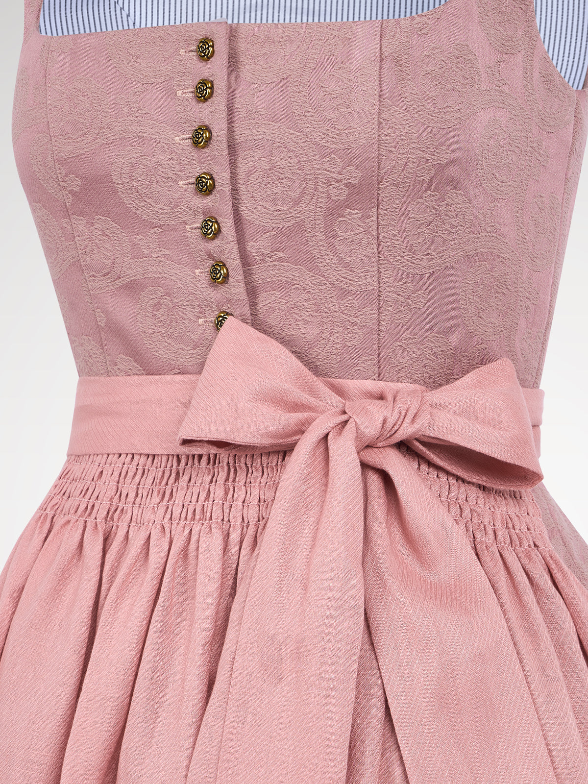 Vaaleanpunainen suora leikkaus pakarat dirndl
