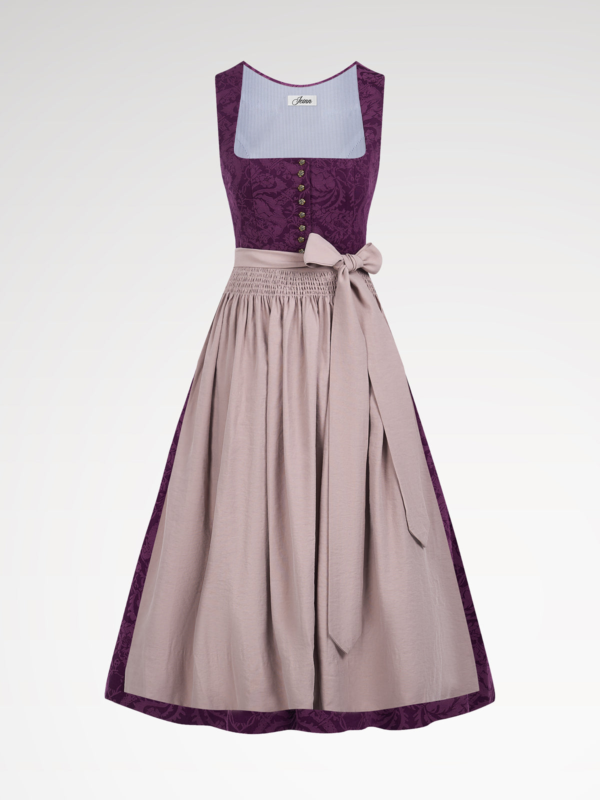Lila Suora -painike Dirndl