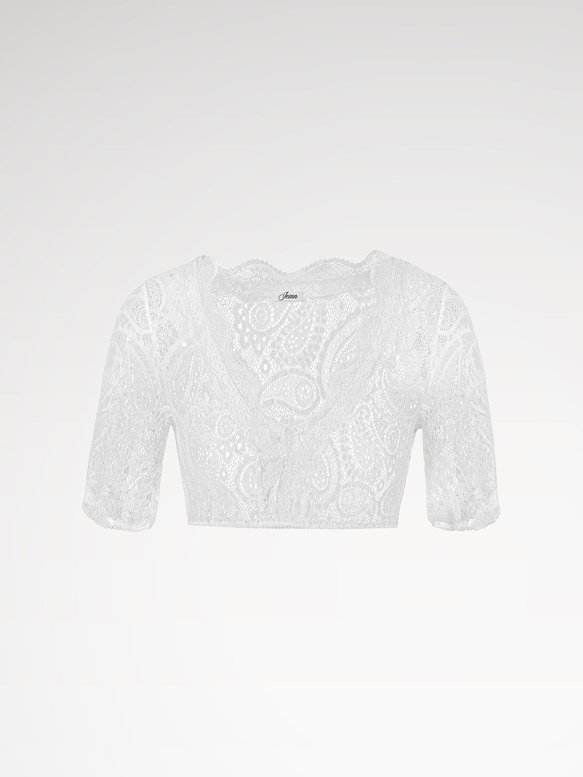 White V-neck dirndlblous