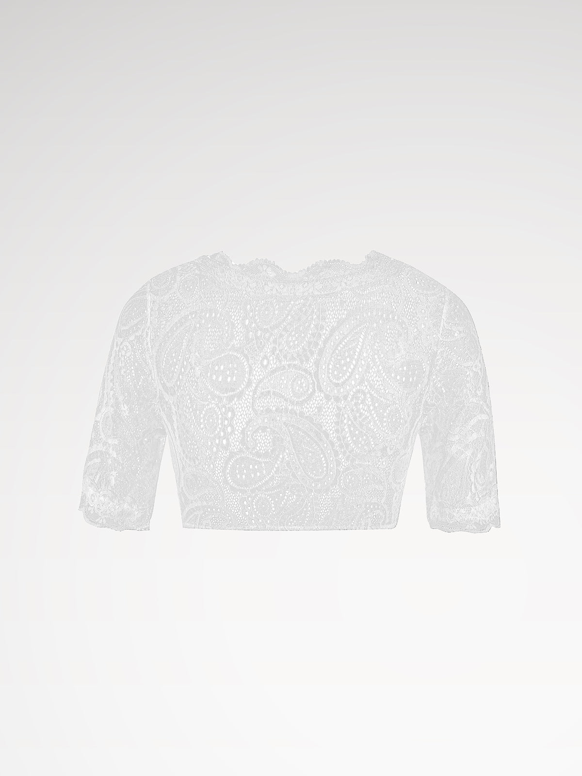 White V-neck dirndlblous