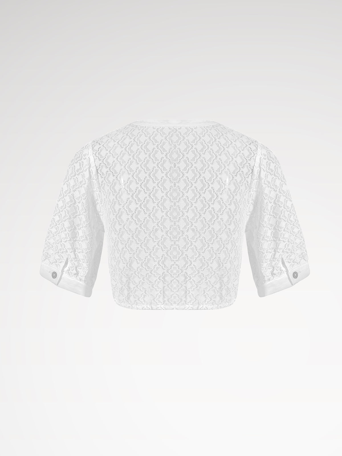 White highly closed dirndl blouses