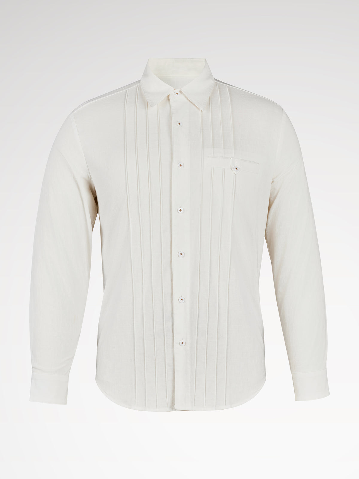 White reverse collar shirts