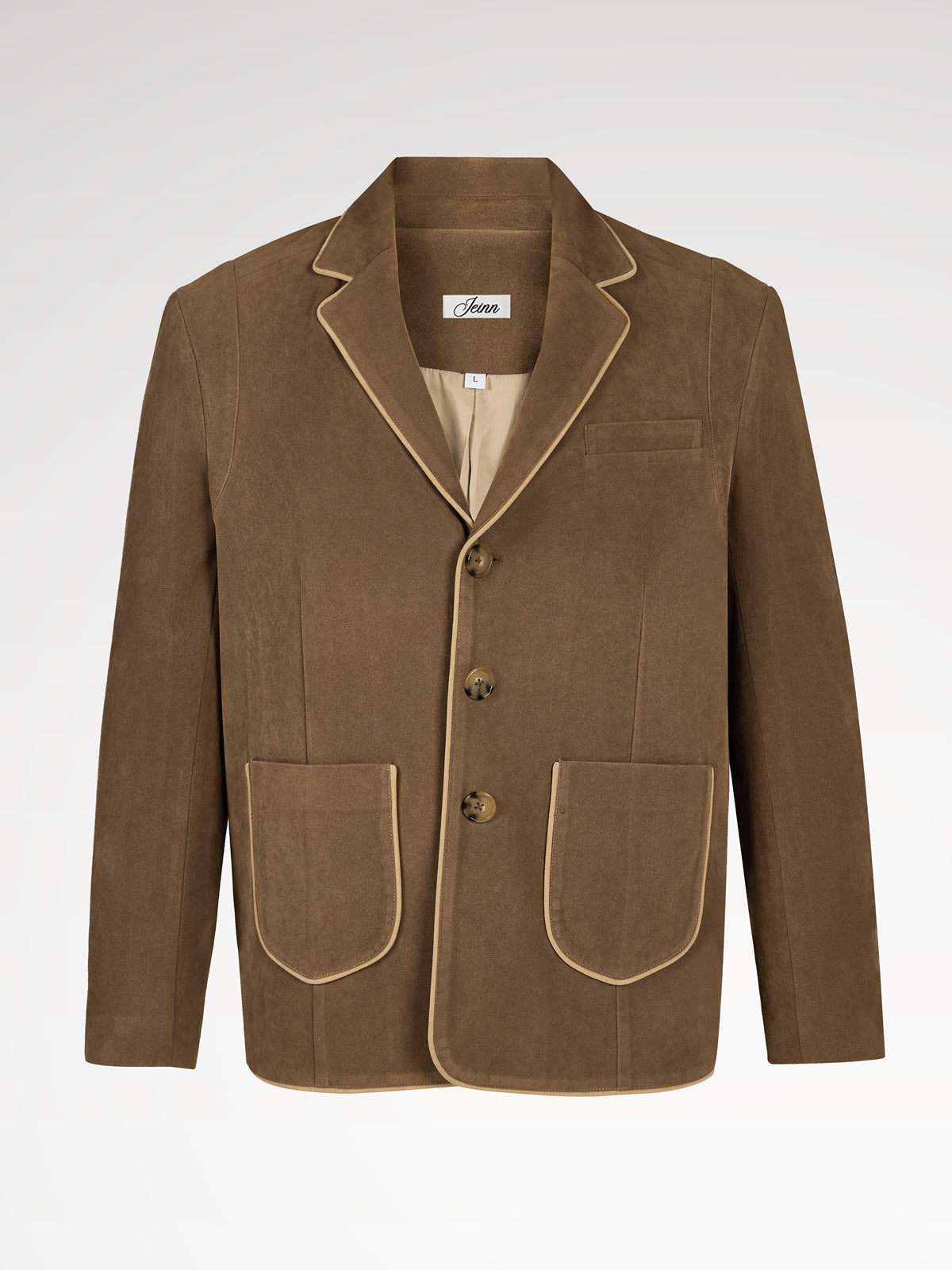 Žlutá, plochý reverzní límec Janker