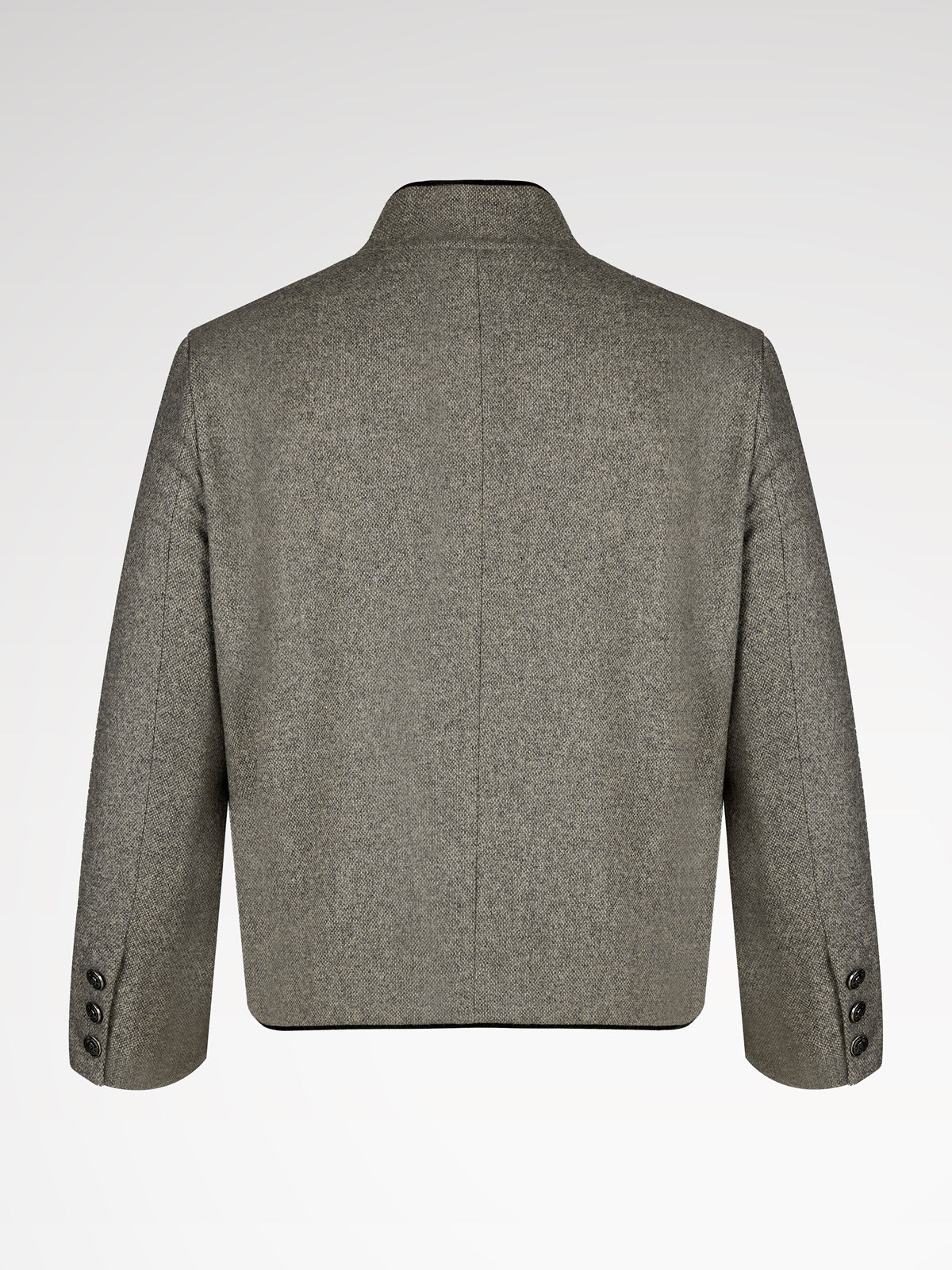 Šedá vysoce uzavřená janker