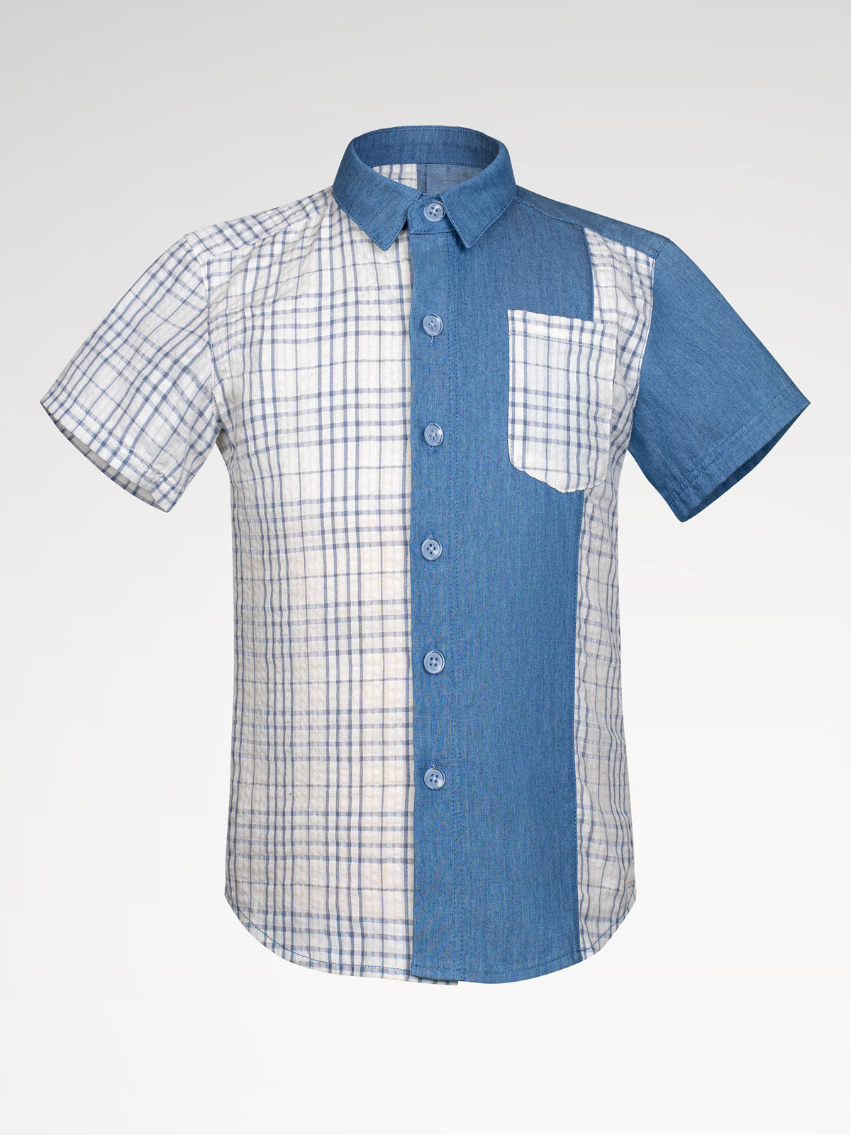 Children blue Reverskragen shirts