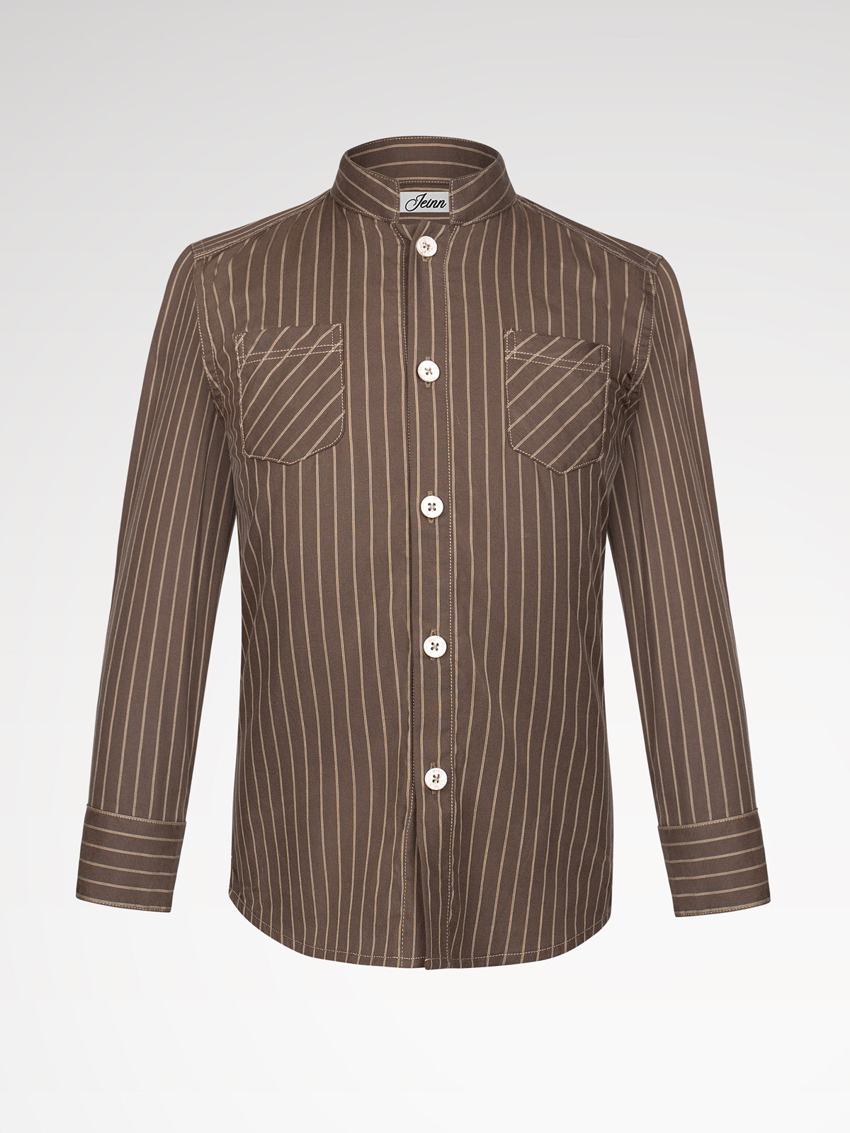 Children brown high shirts