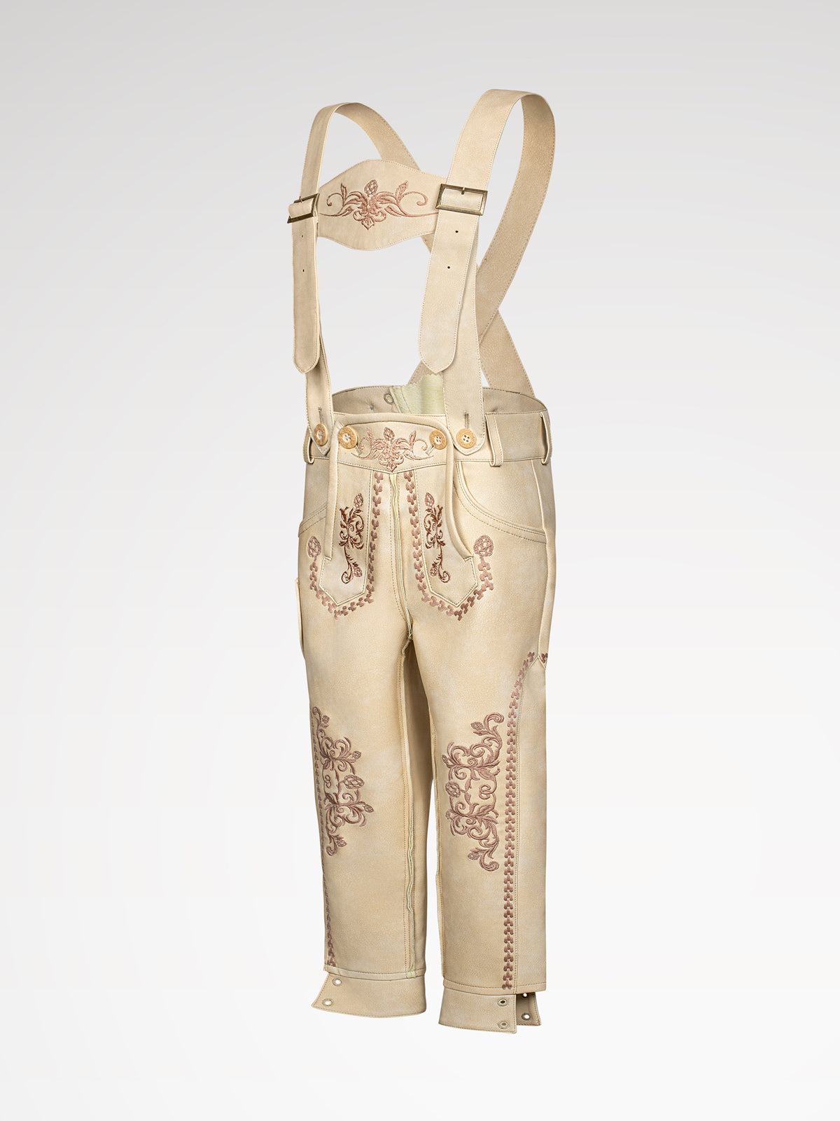 Kinderen witte leren broek