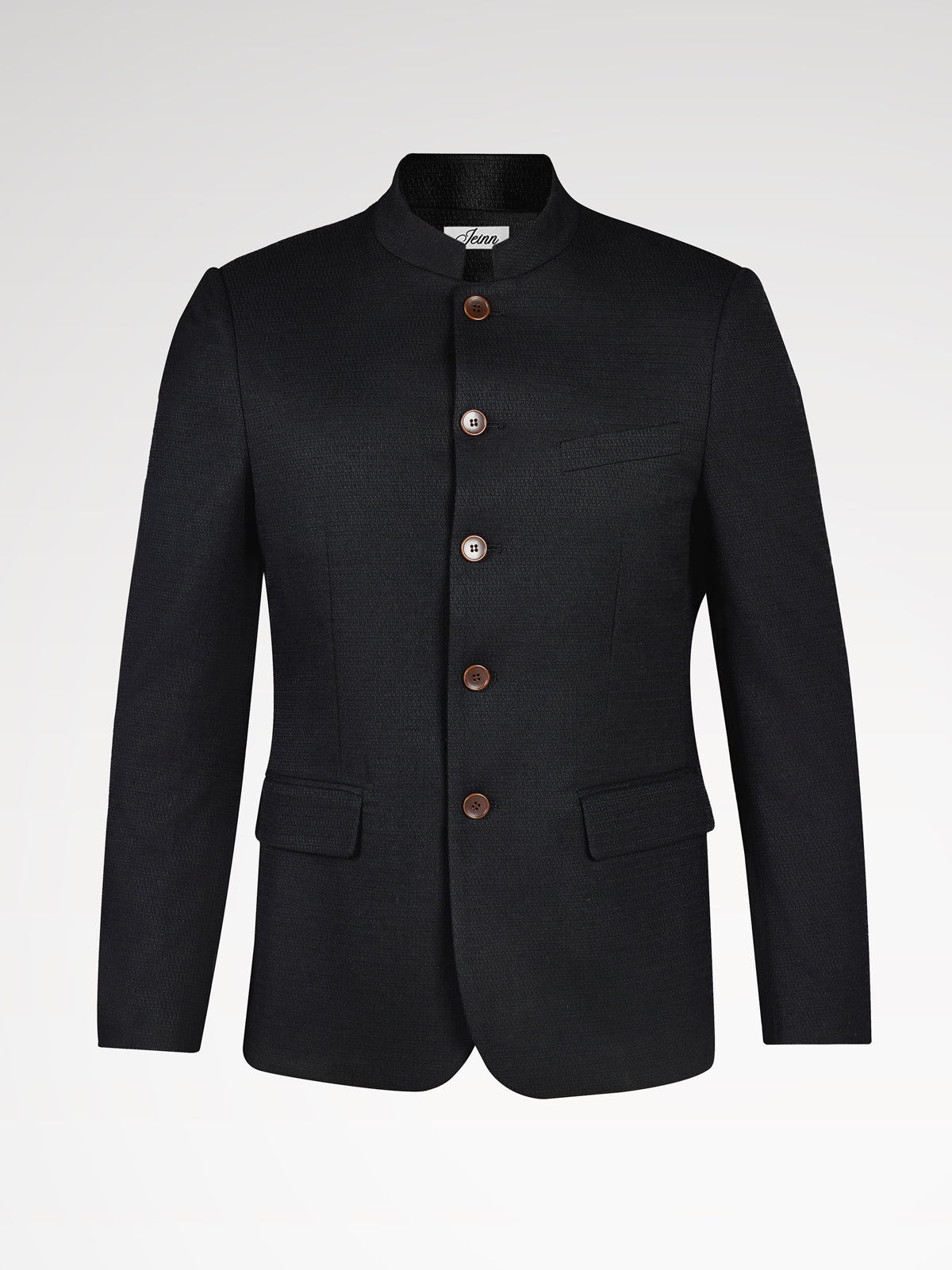 Black high -necked Janker