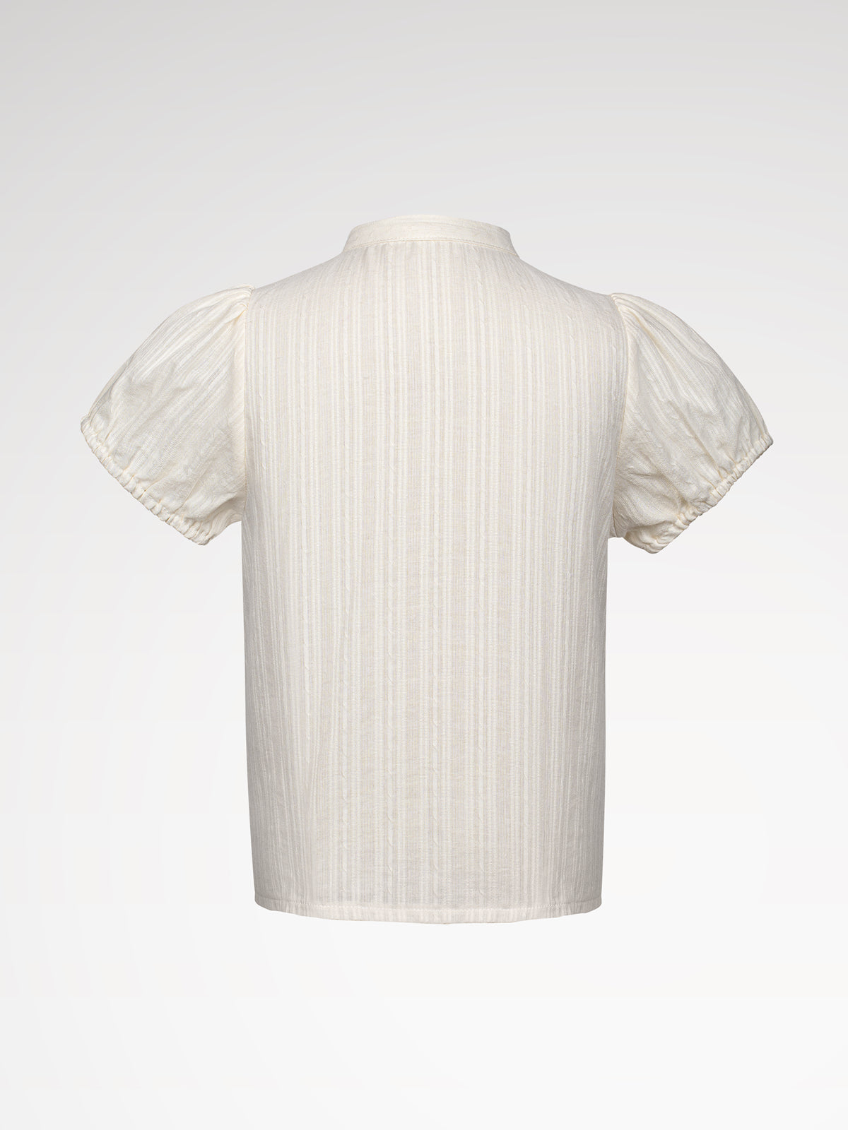 Children beige high -necked dirndl blouses