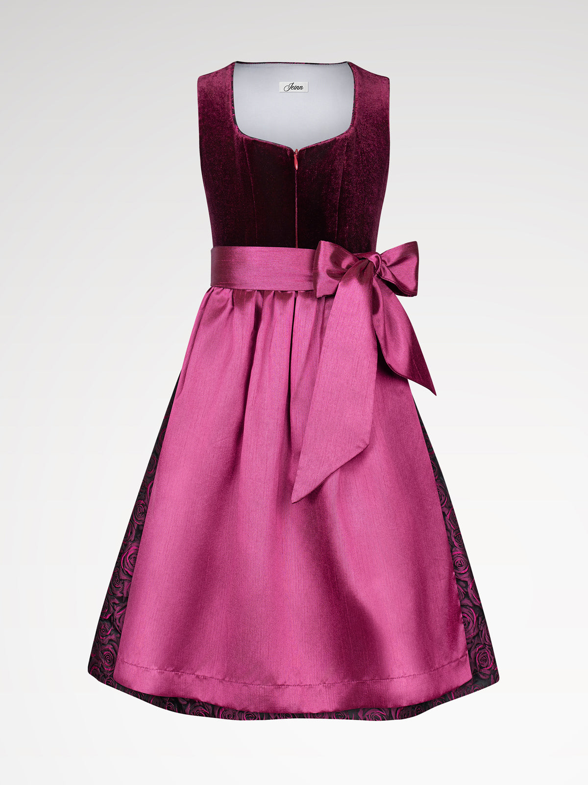 Children pink heart neckline dirndl